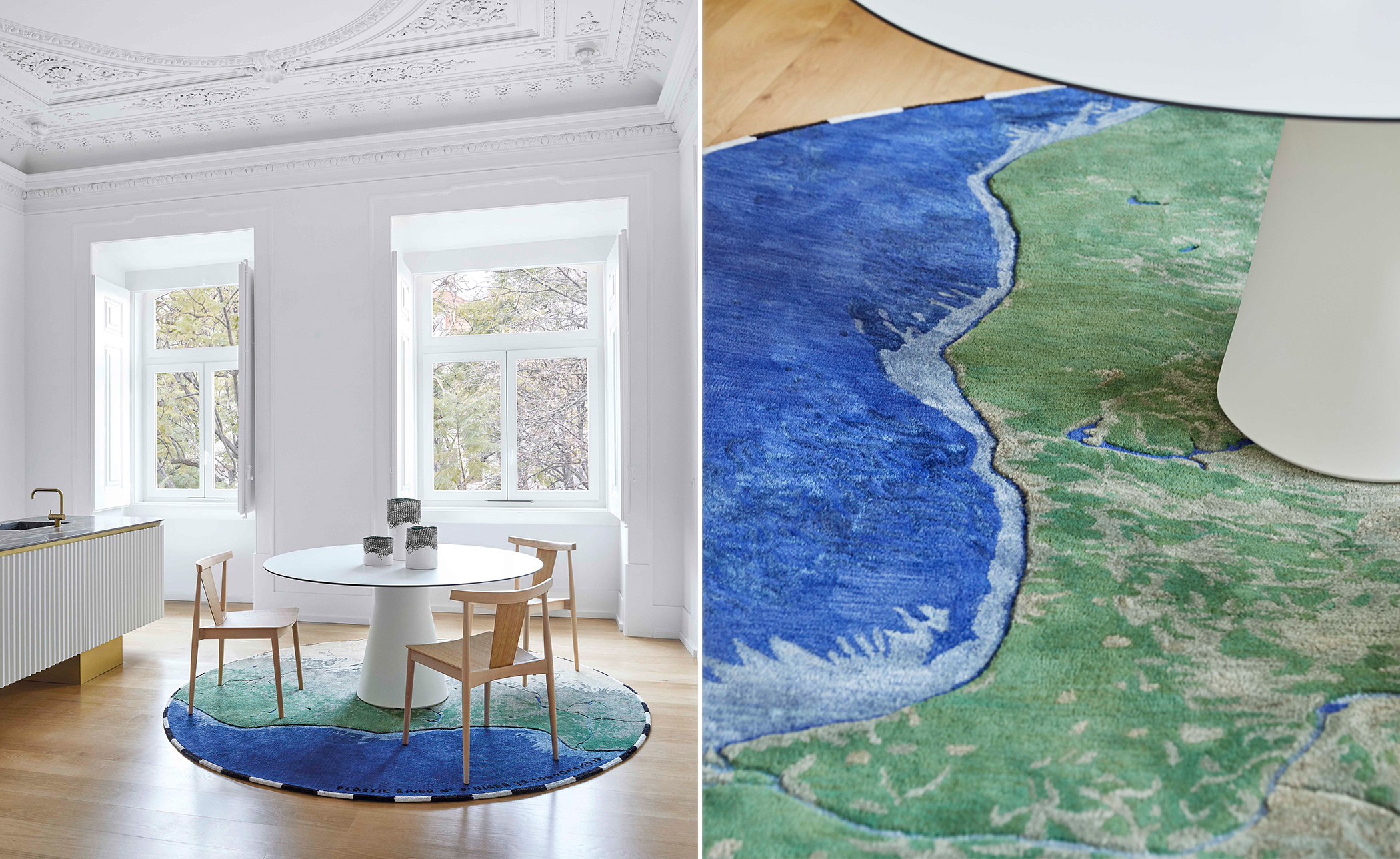 Plastic Rivers Rug