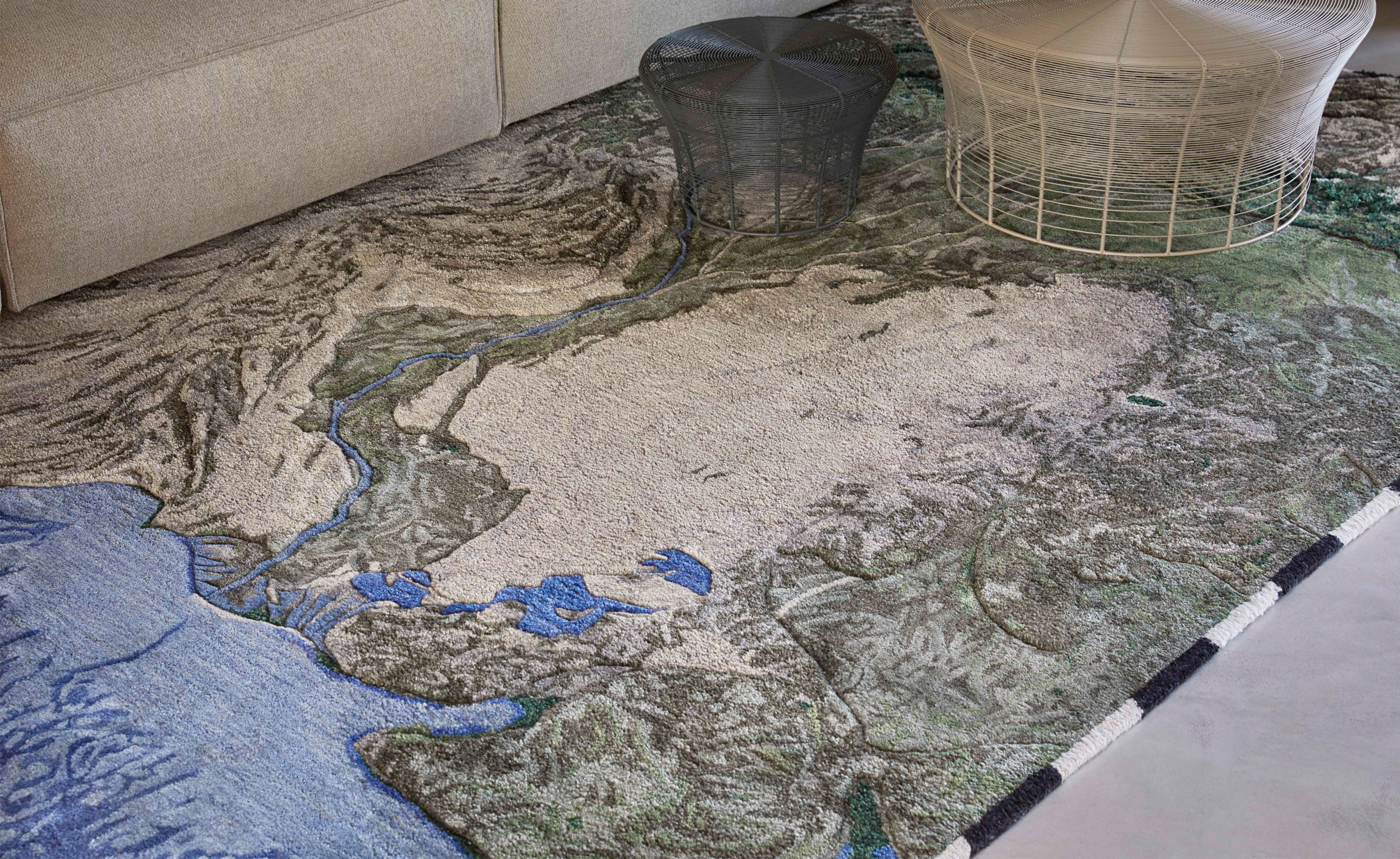Plastic Rivers Rug