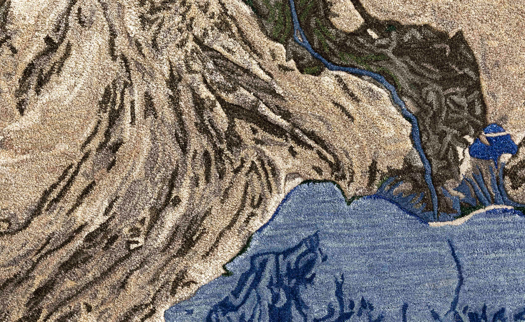 Plastic Rivers Rug
