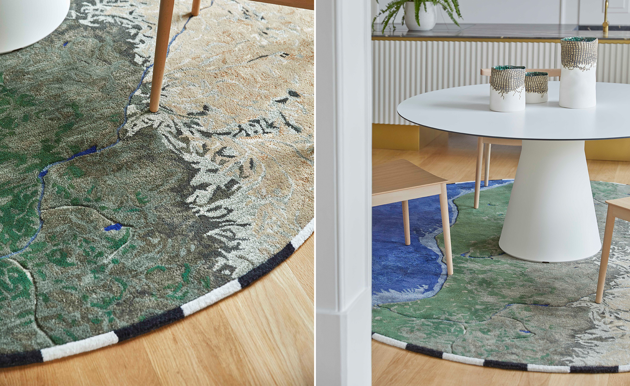 Plastic Rivers Rug