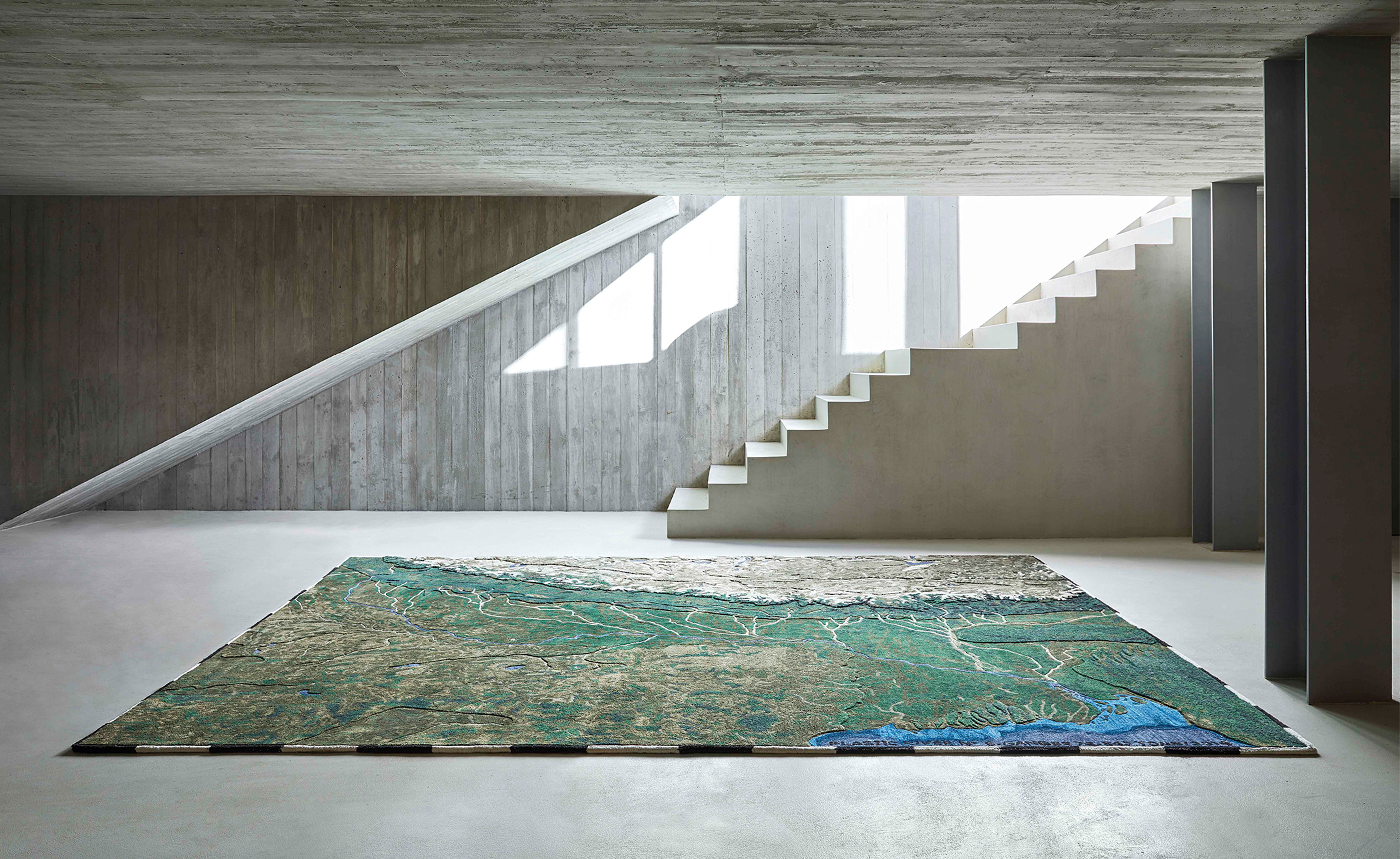 Plastic Rivers Rug