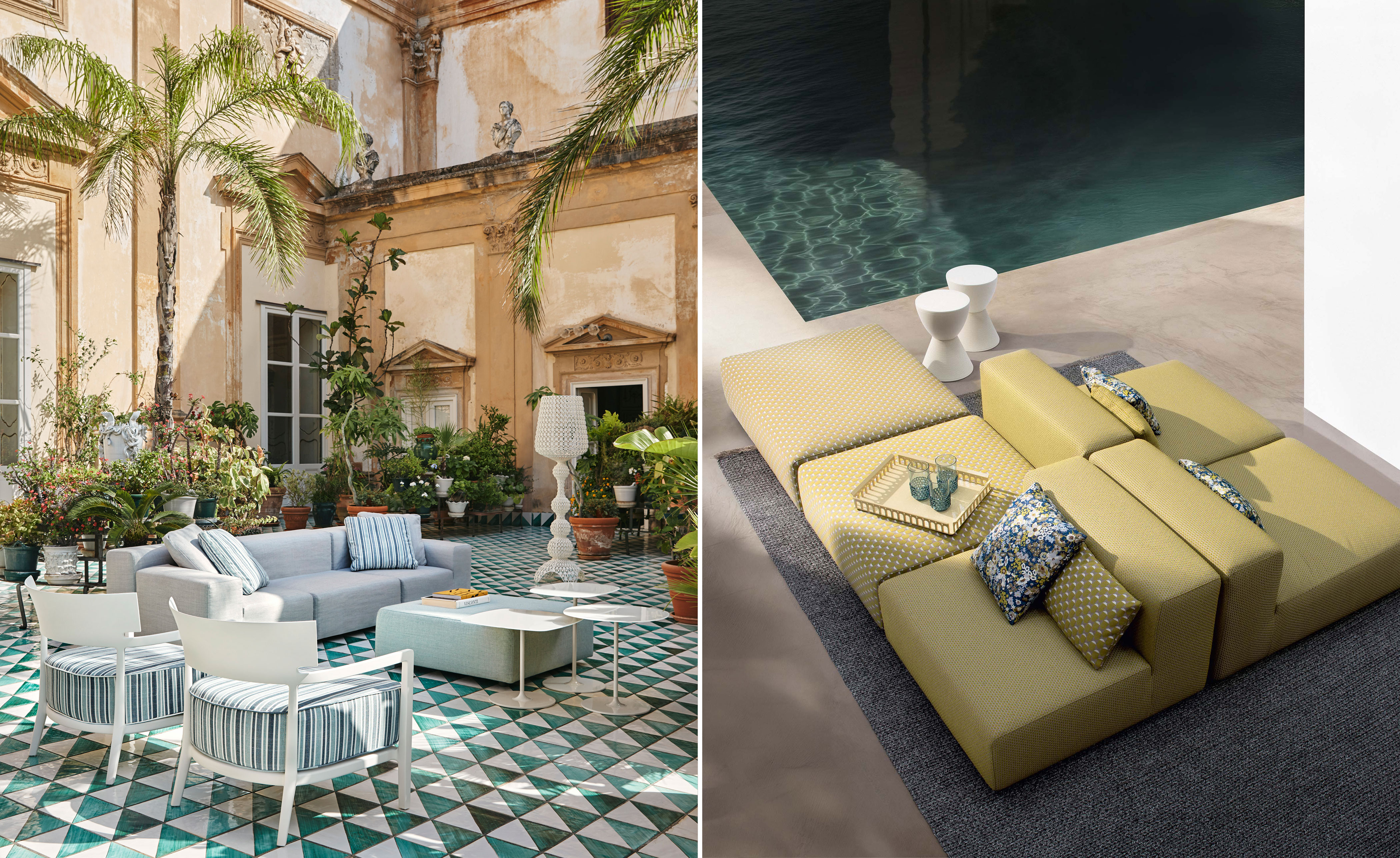 Plastics Outdoor 2 Seater Sofa