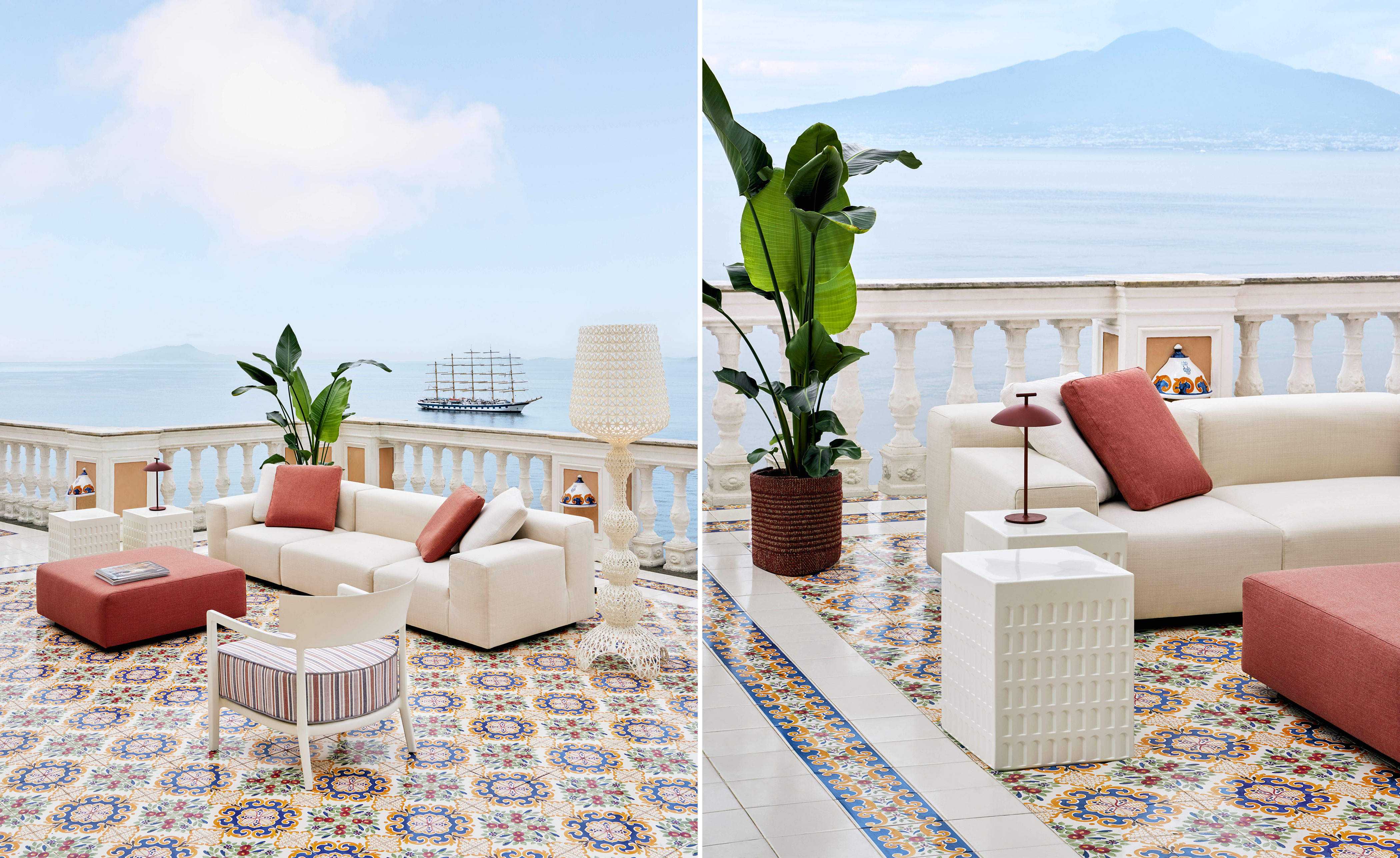 Plastics Outdoor 3 Seater Sofa