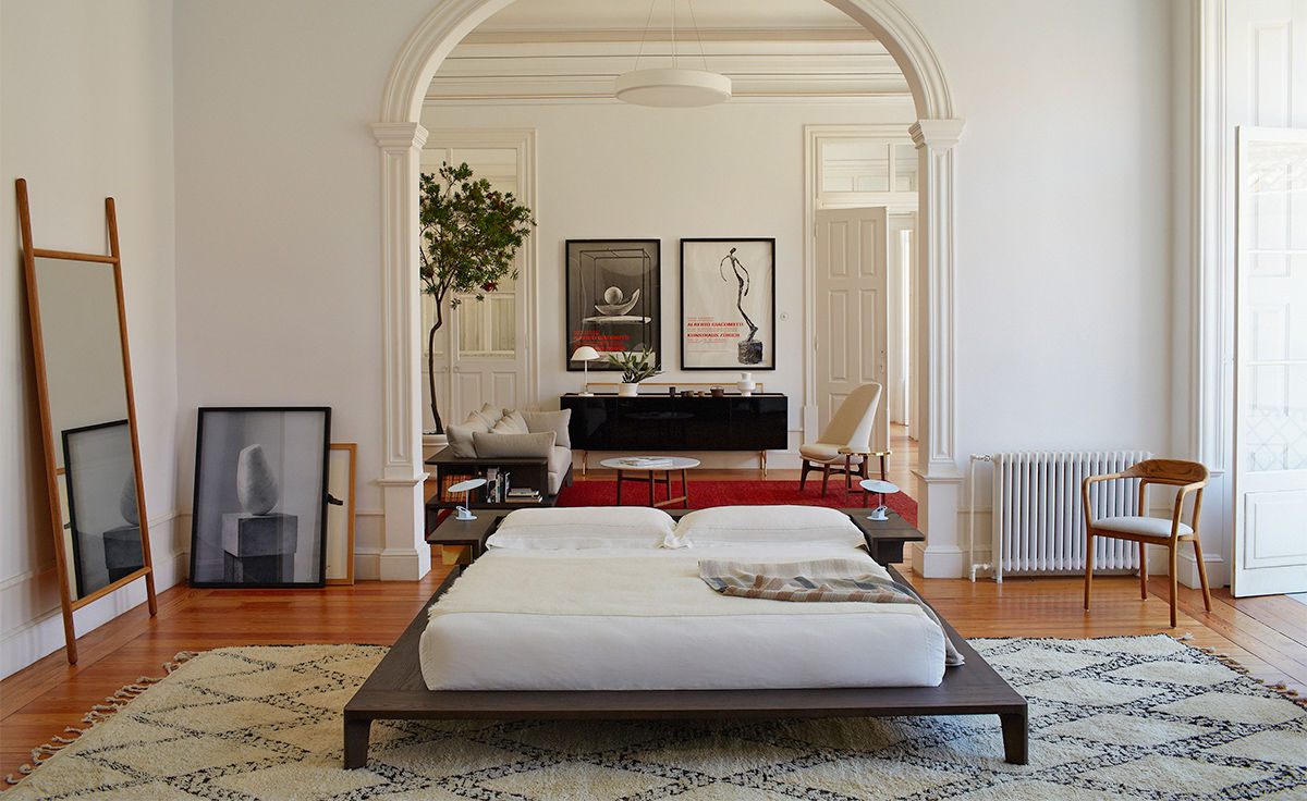 platform queen bed 758aq