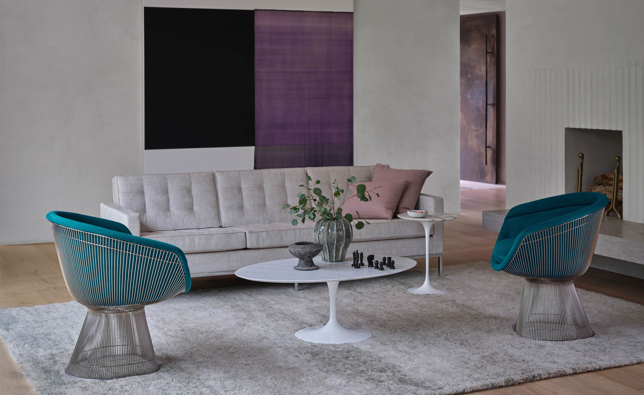 platner lounge chair