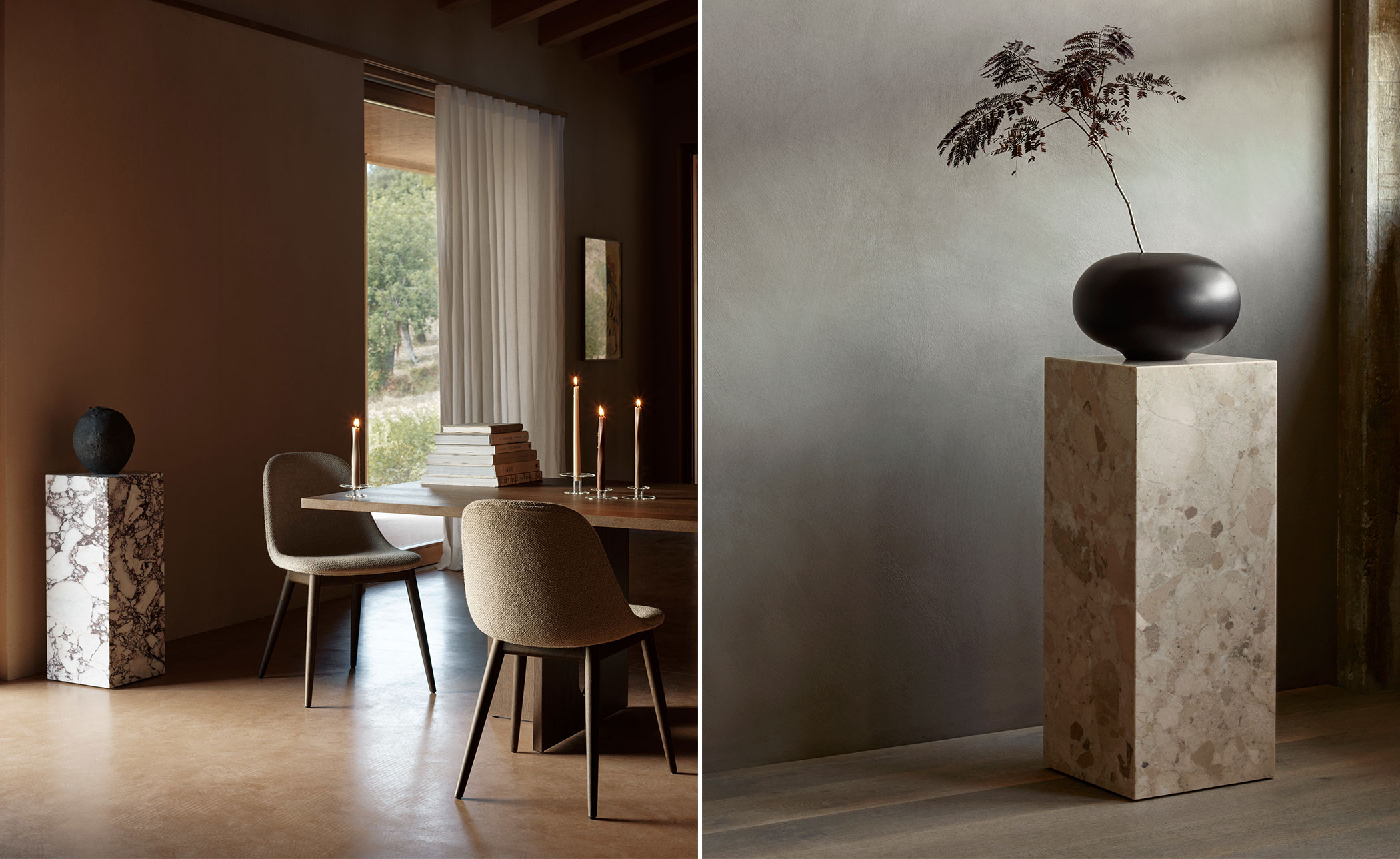 Plinth Pedestal Table
