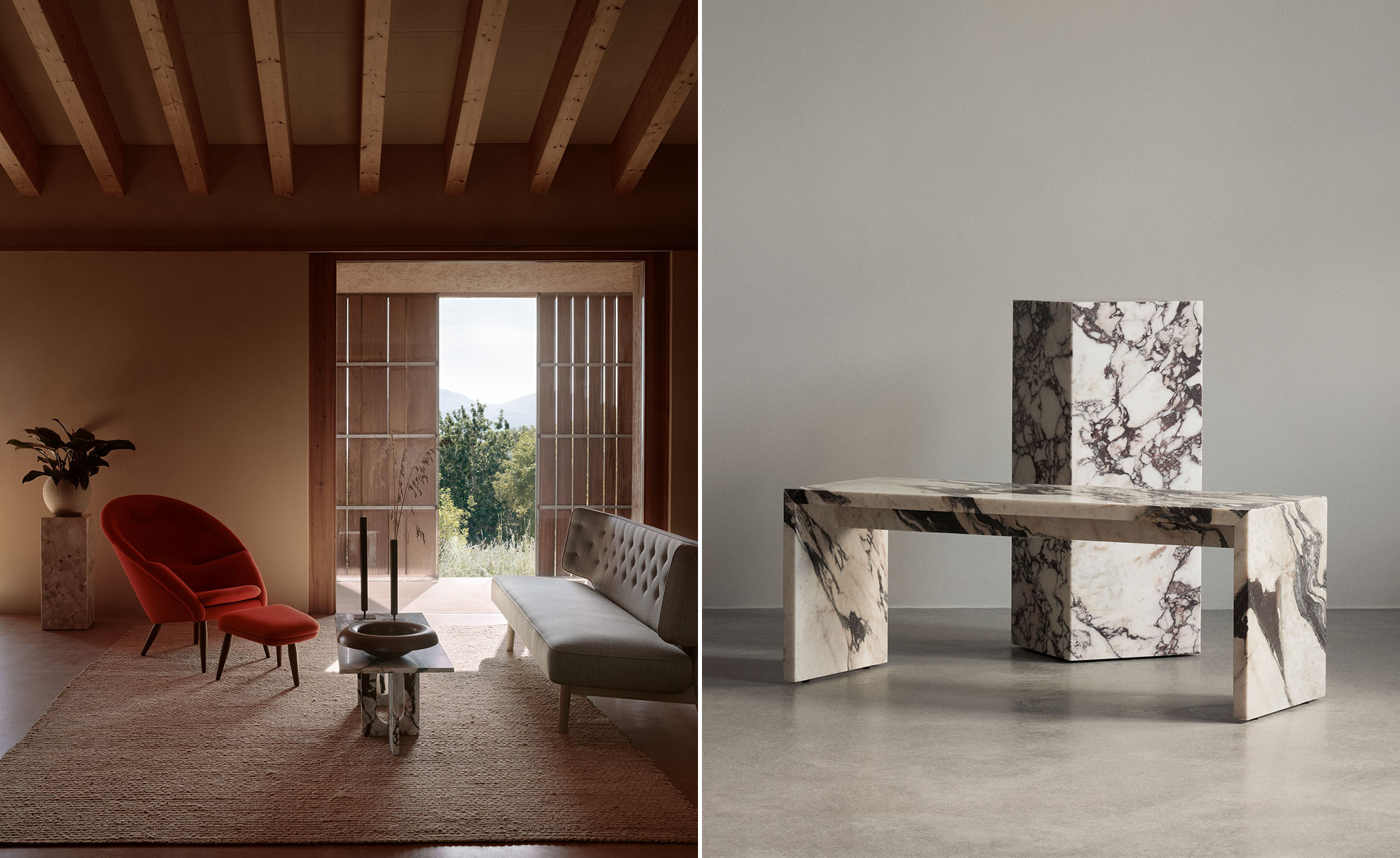 Plinth Pedestal Table