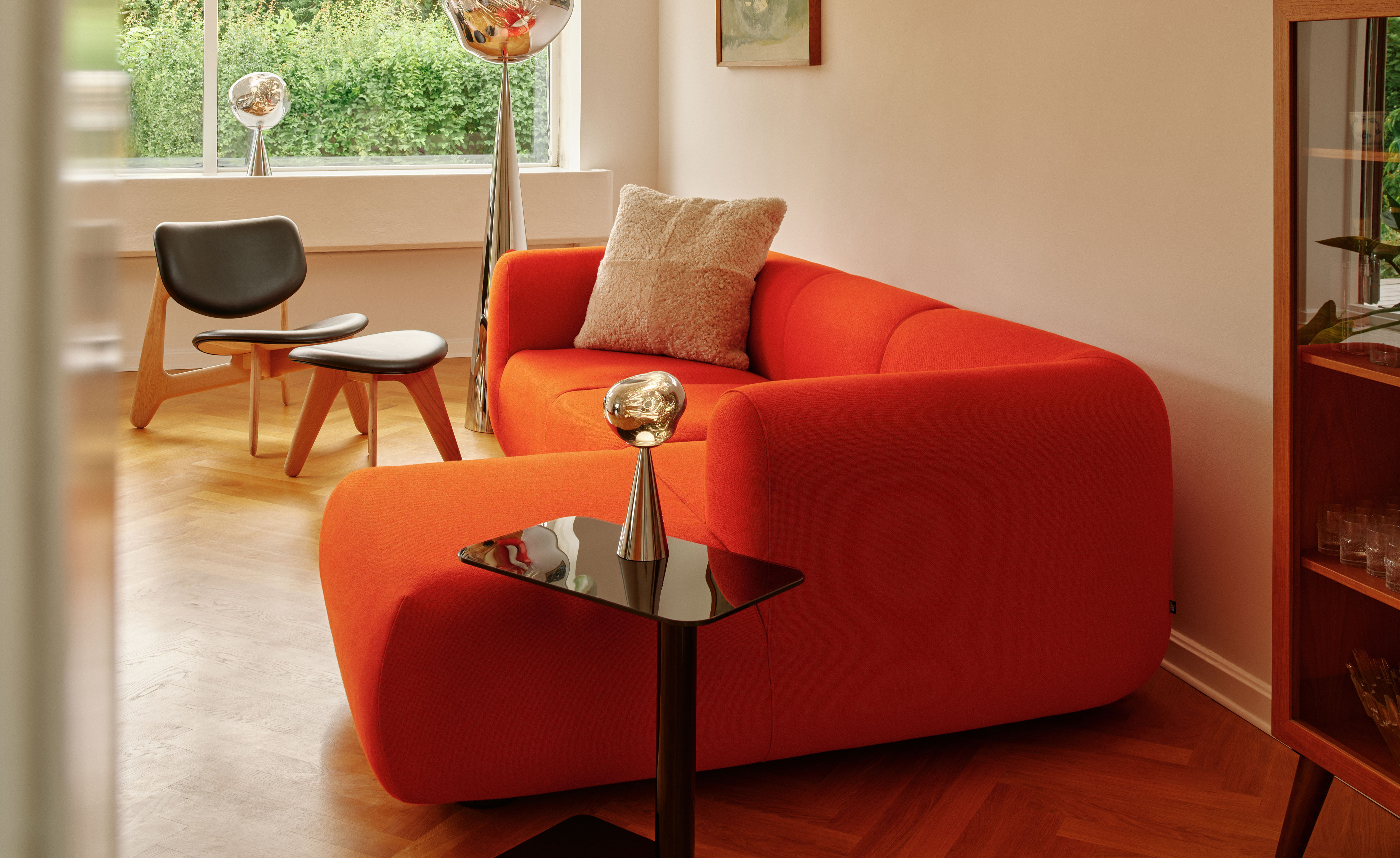 Plump Sofa with Chaise