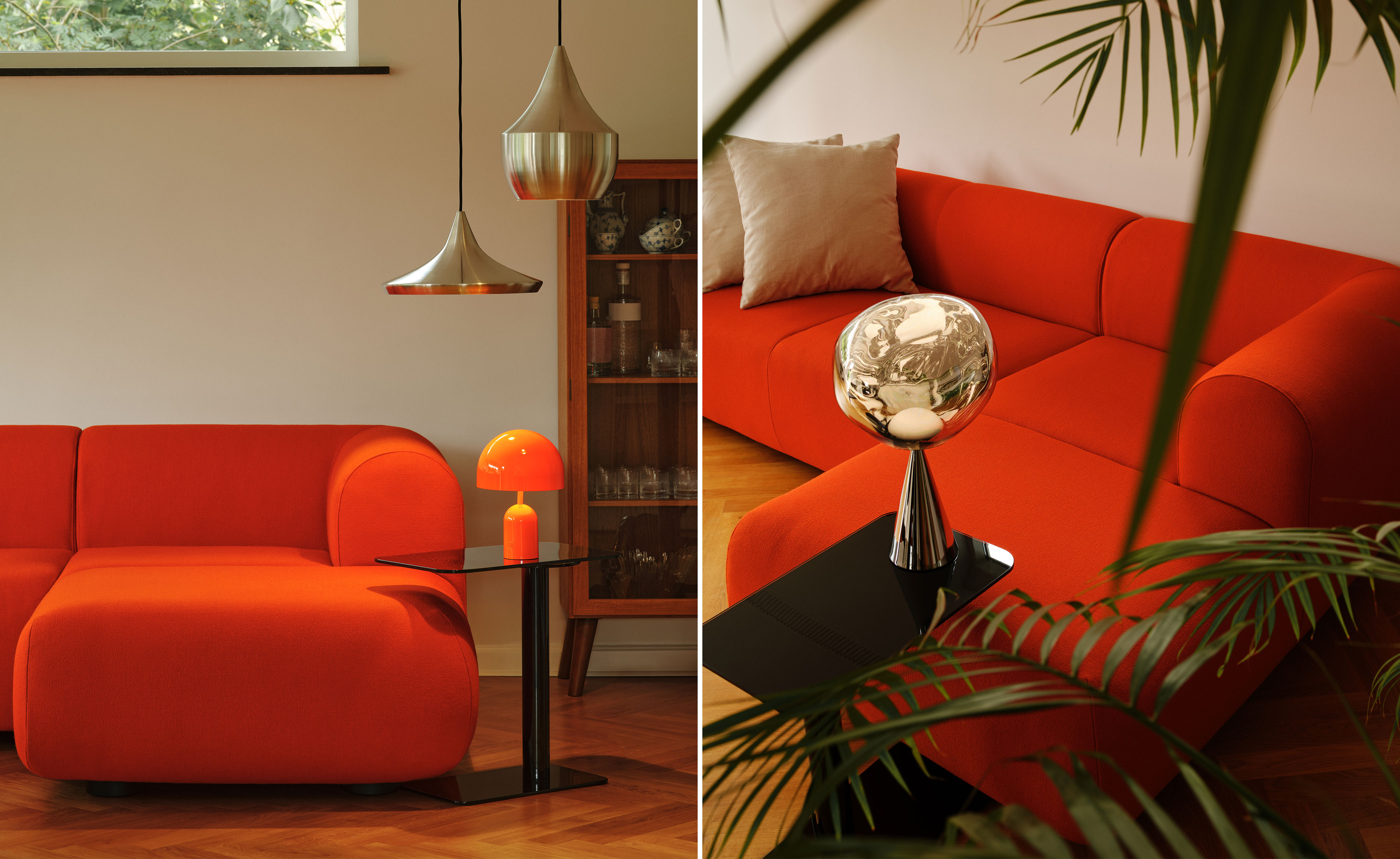 Plump Sofa with Chaise