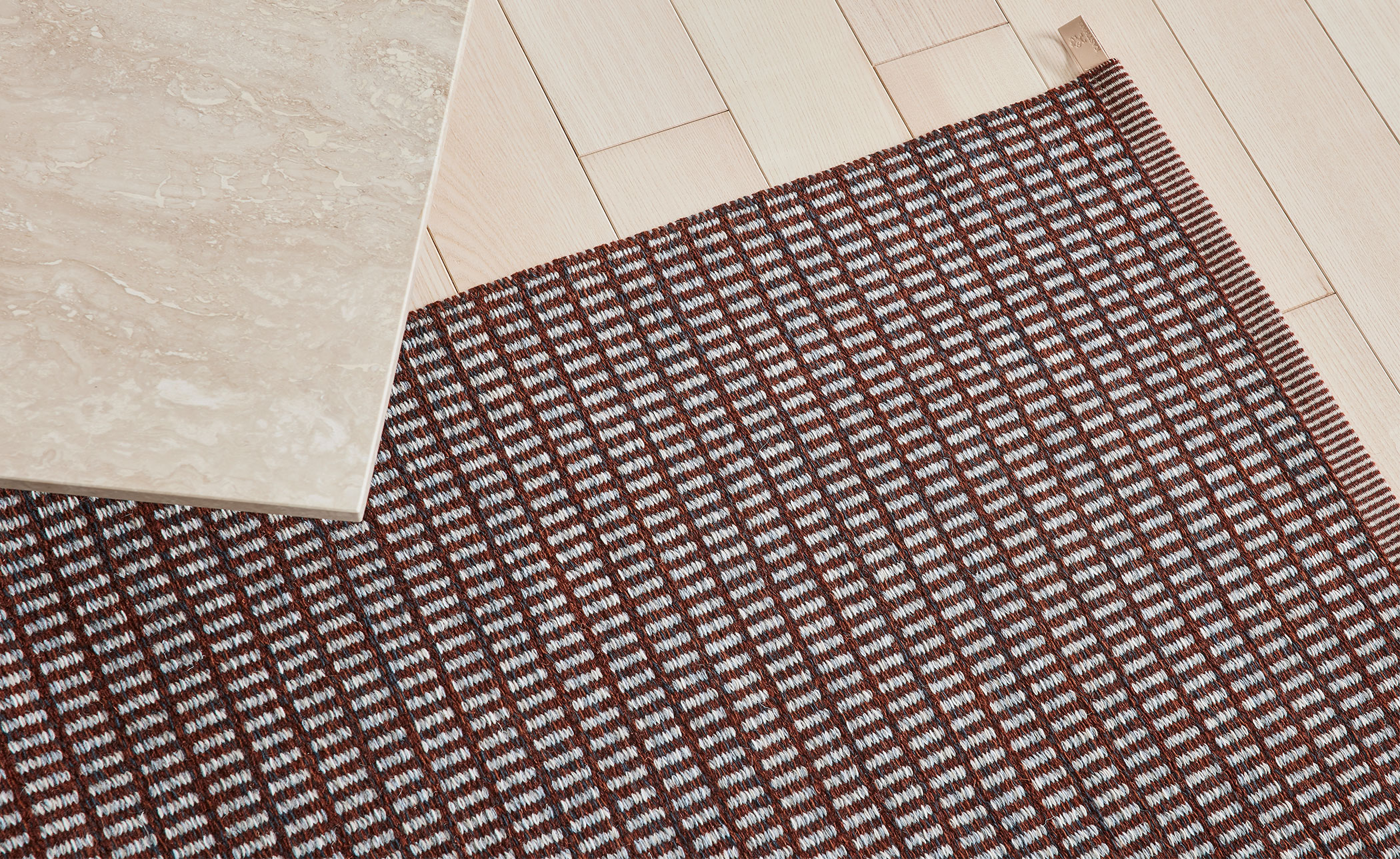 Post Icon Woven Rug
