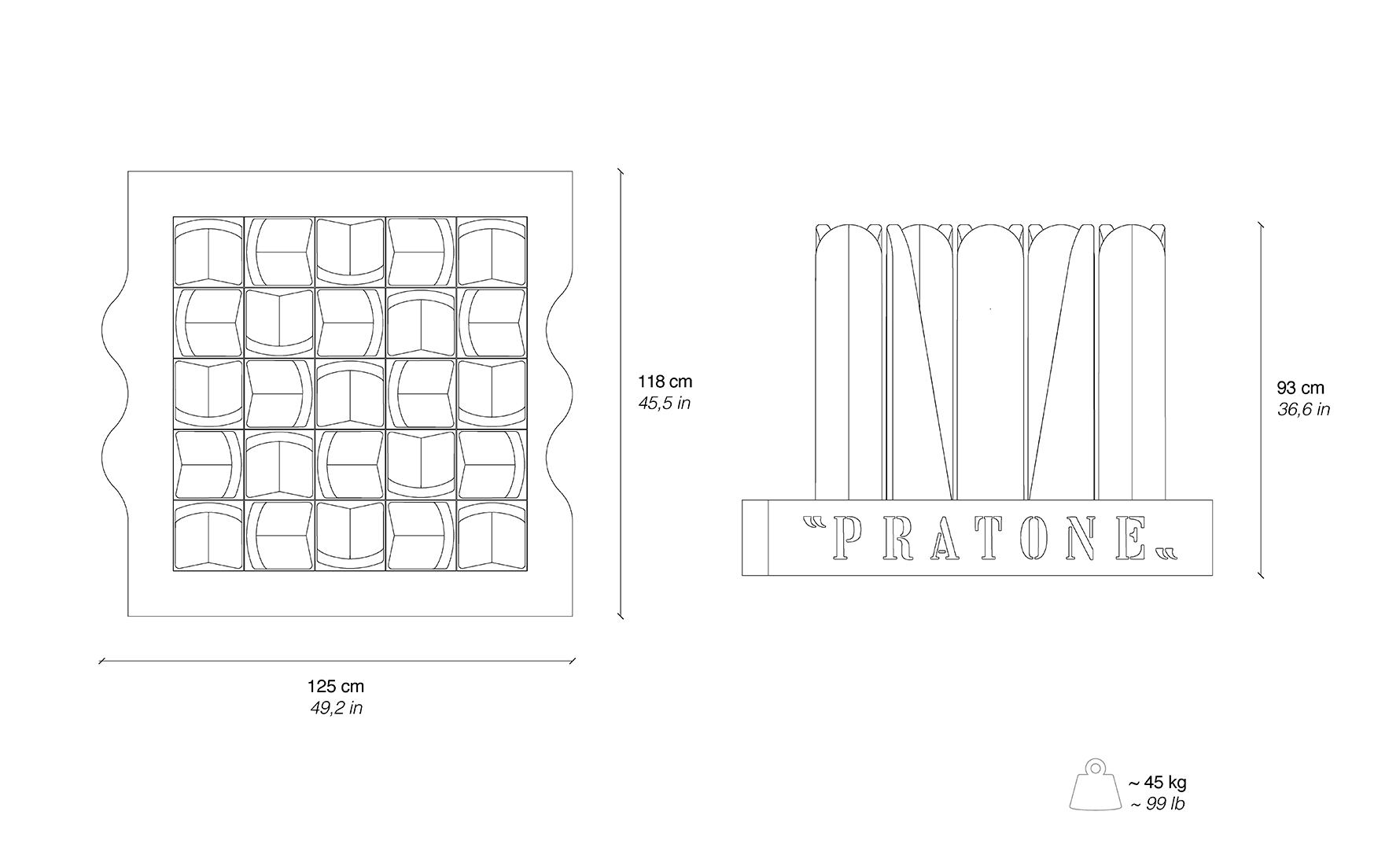 pratone by gufram