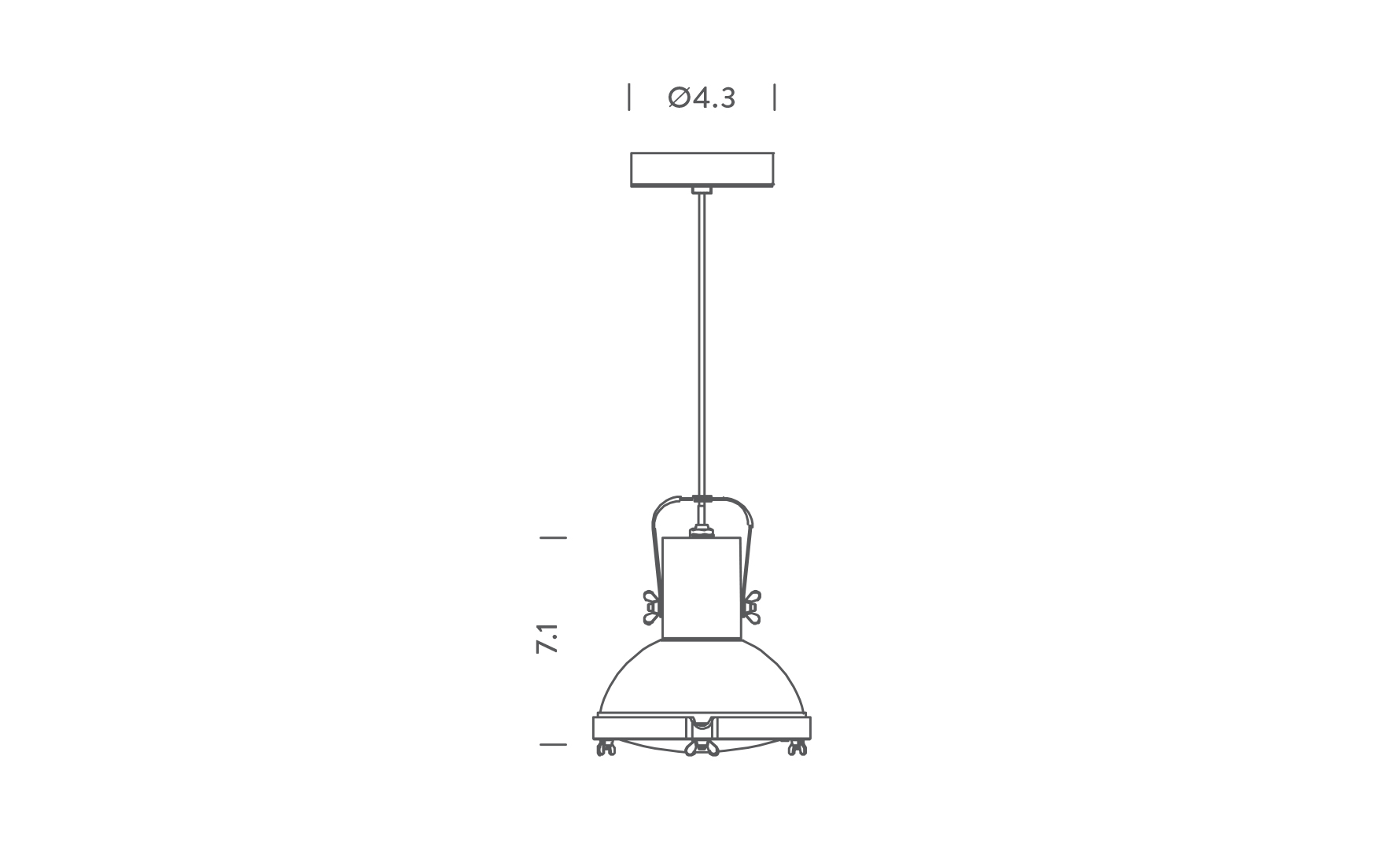 Projecteur 165 Pendant