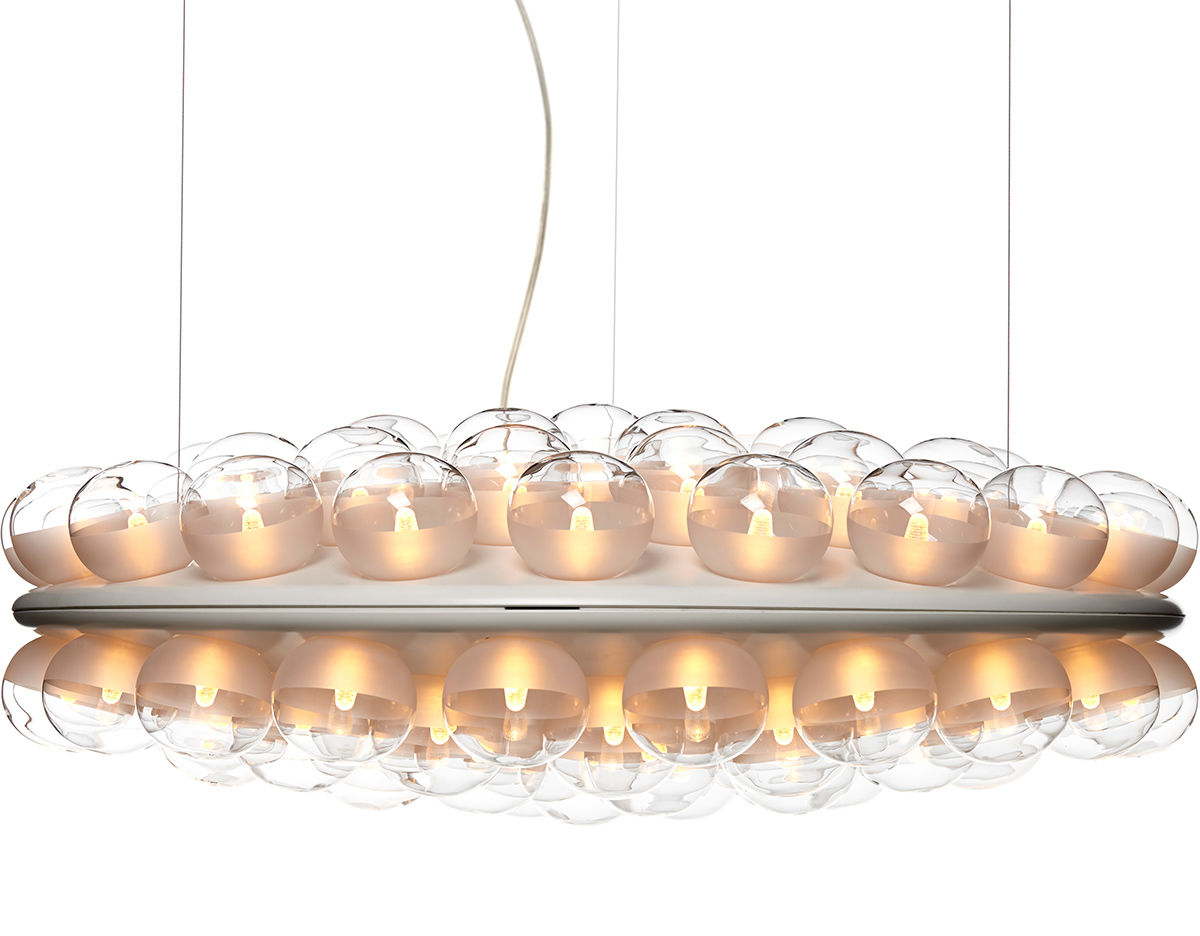 prop light round double suspension lamp
