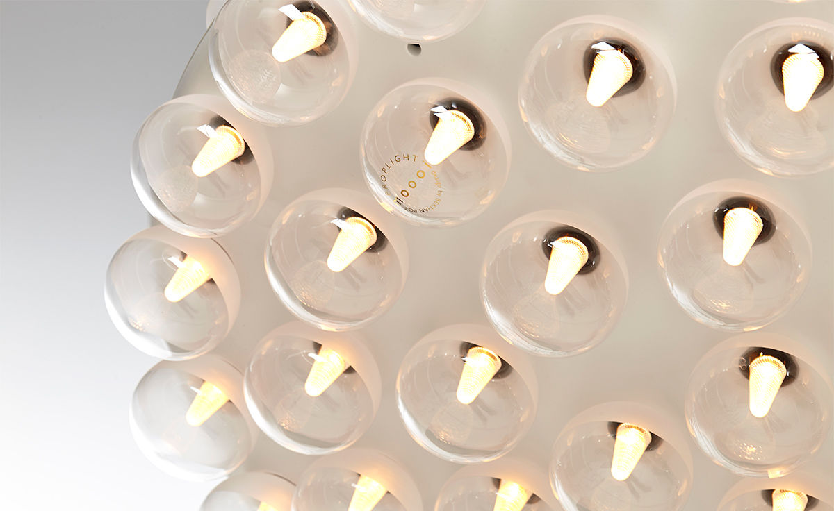 prop light round double suspension lamp