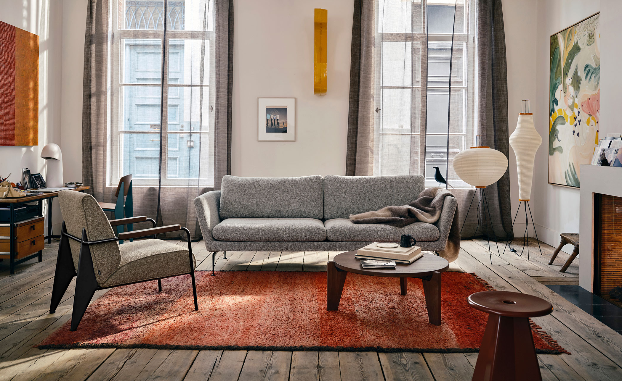 prouvé fauteuil de salon lounge chair