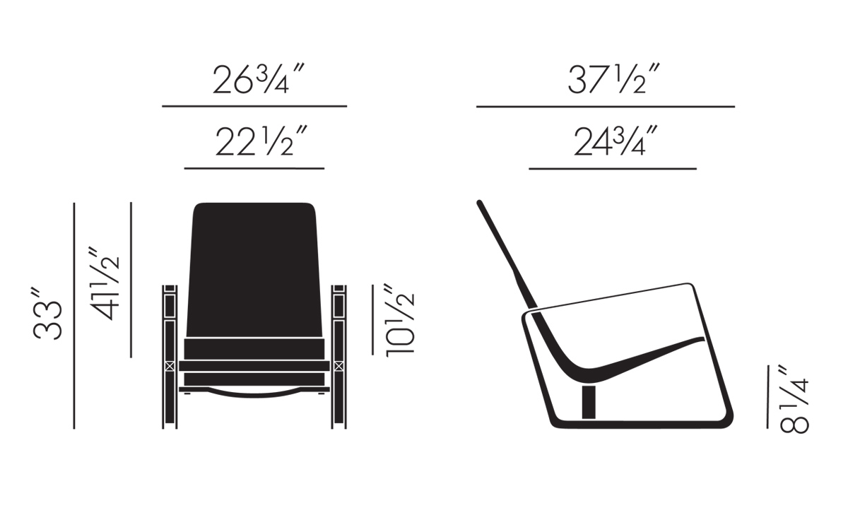 prouve cite lounge chair