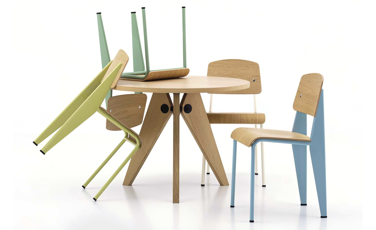 prouv&eacute; gueridon table