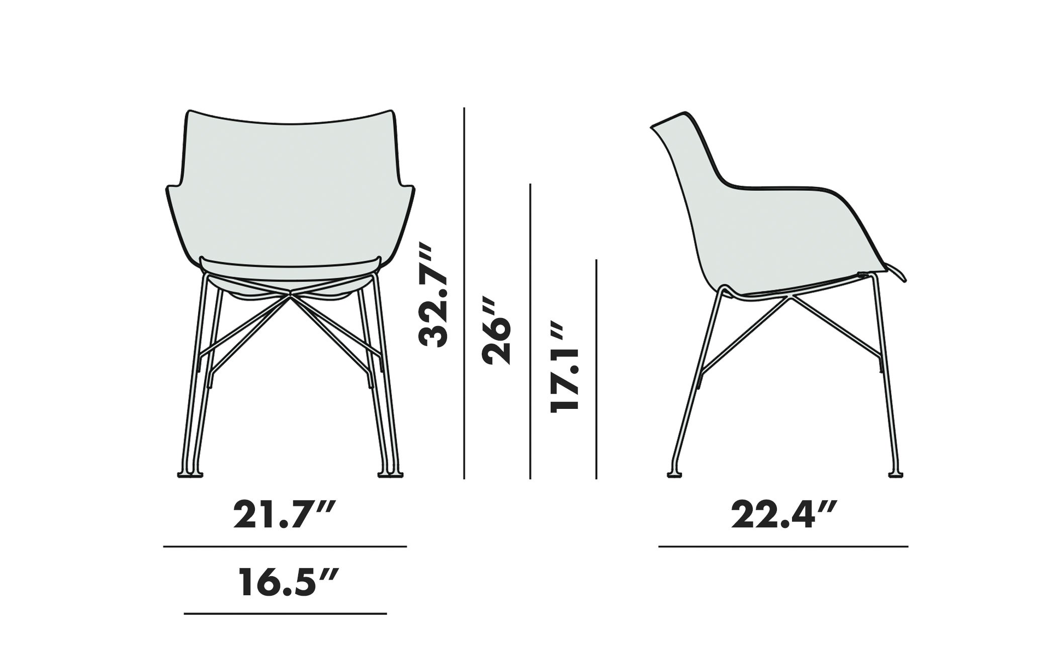 q/wood armchair