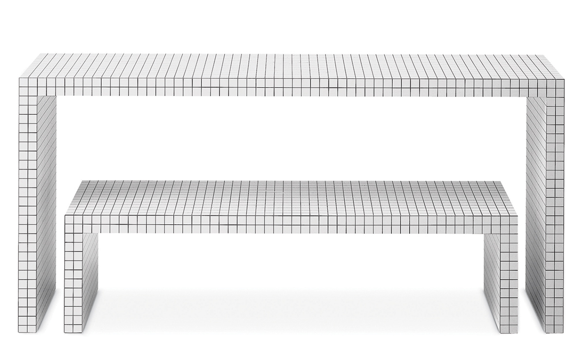 quaderna console table