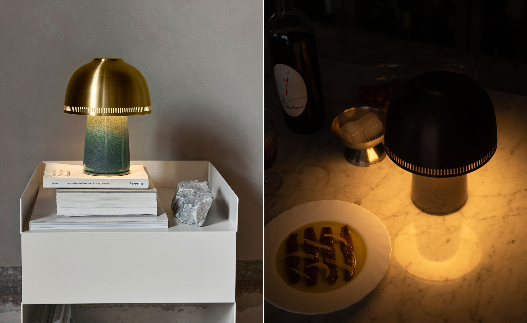 Raku Portable Table Lamp