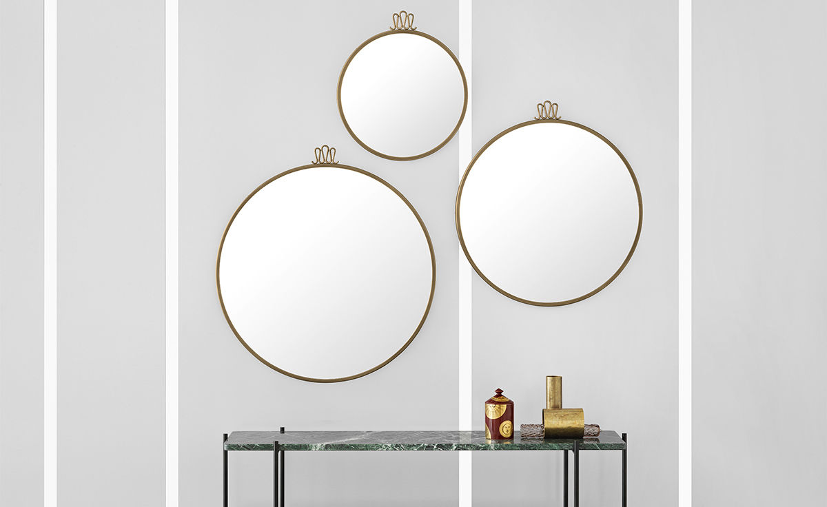 randaccio round wall mirror