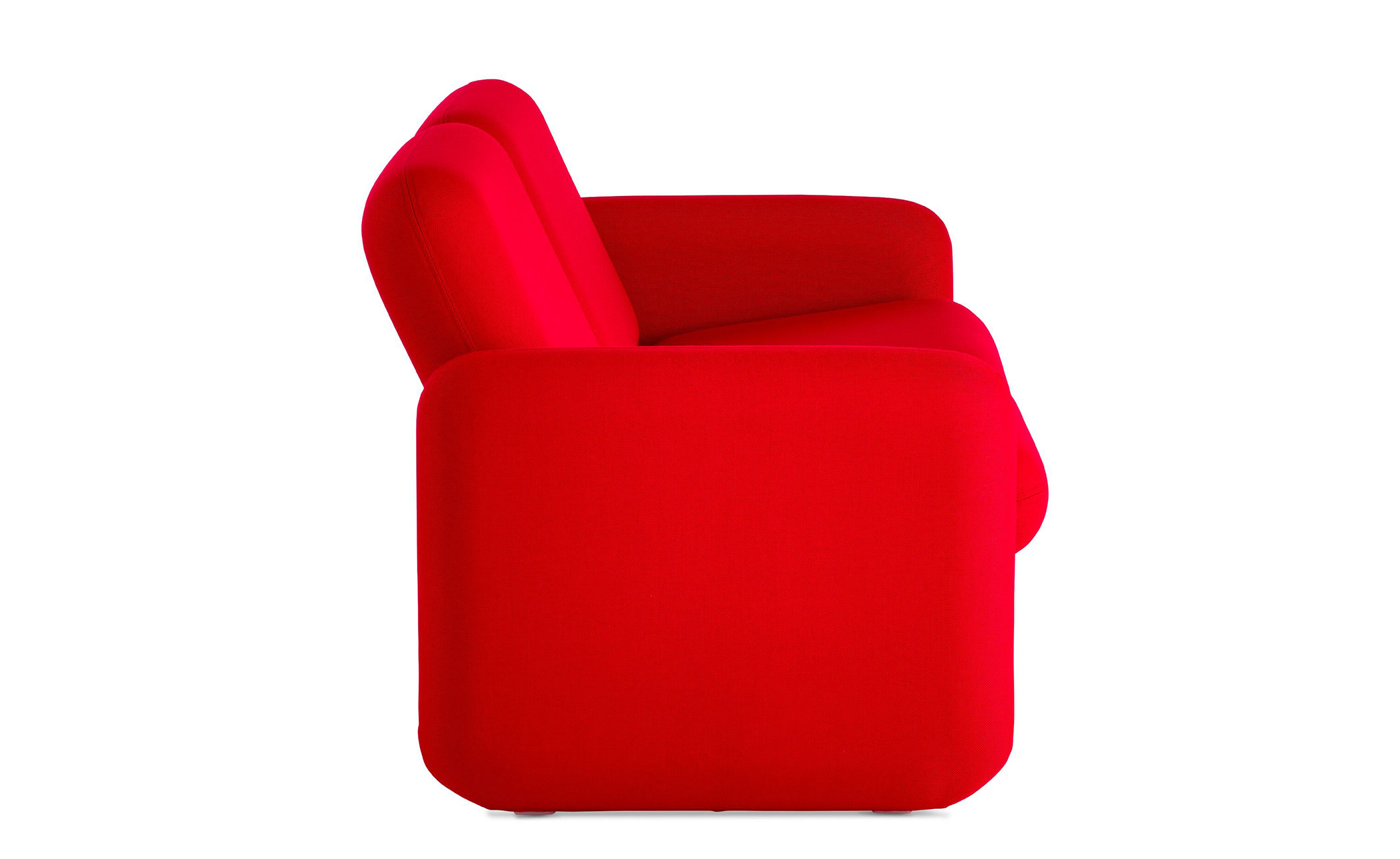 ray wilkes two seat chiclet sofa