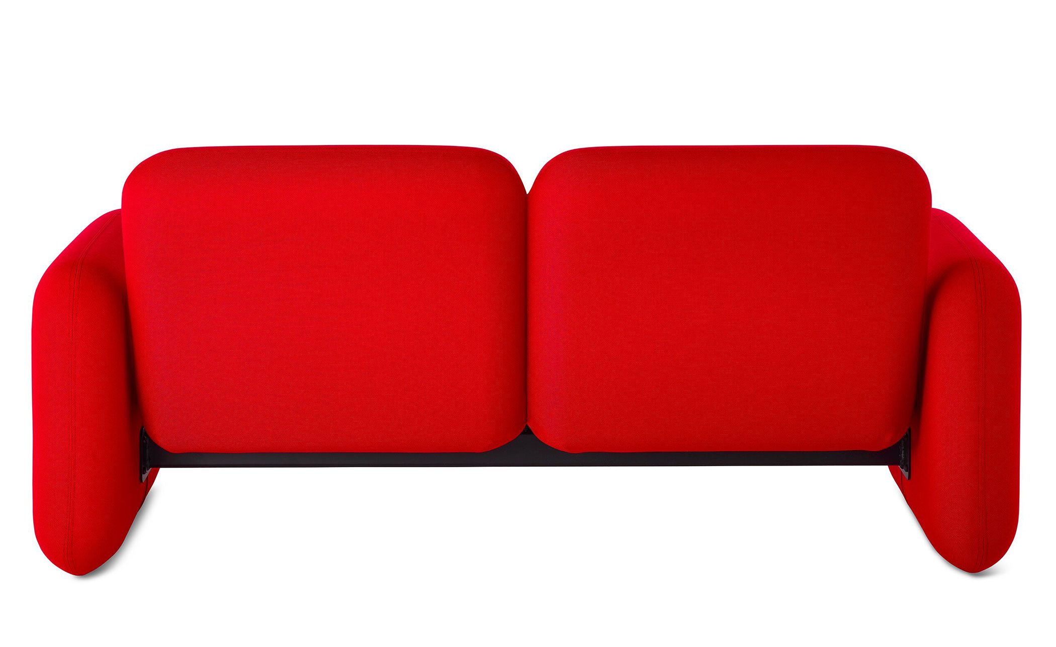 ray wilkes two seat chiclet sofa