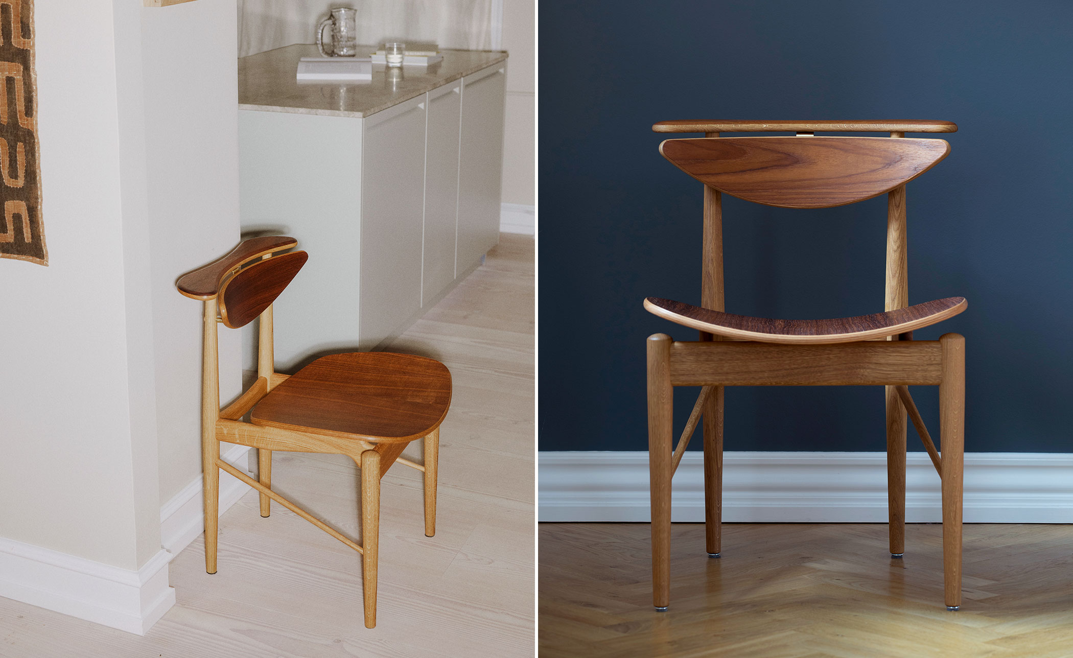 Reading Chair with wood seat