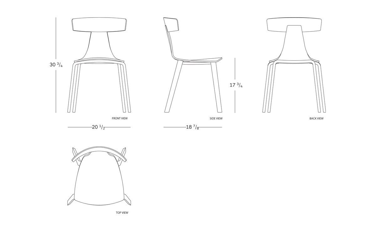 remo wood chair