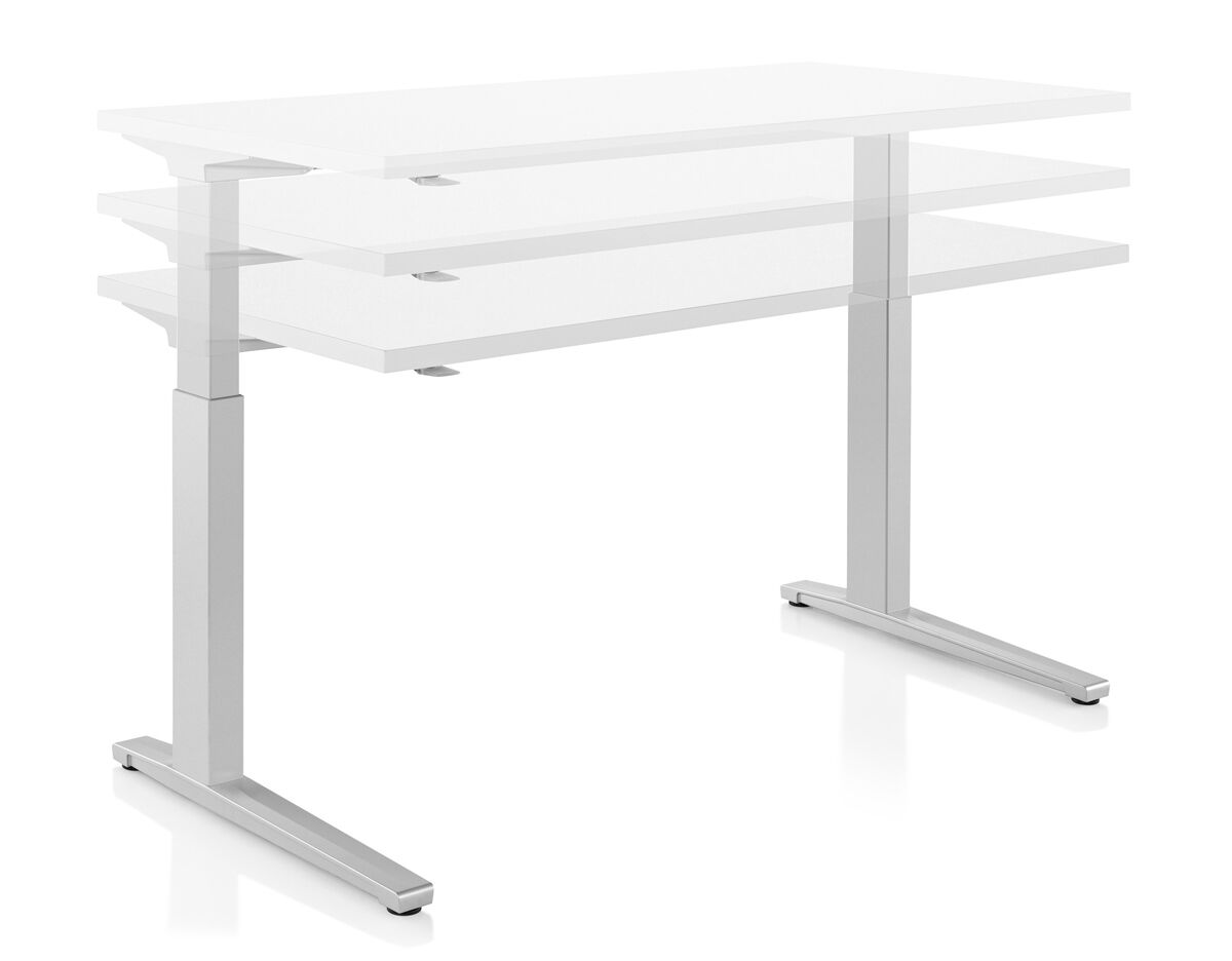 renew sit-to-stand c-foot table
