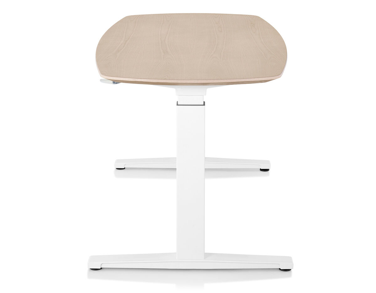 renew sit-to-stand oval t-foot table