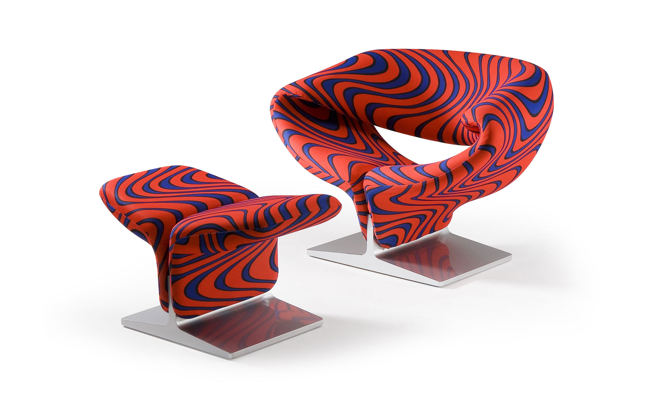 pierre paulin ribbon ottoman