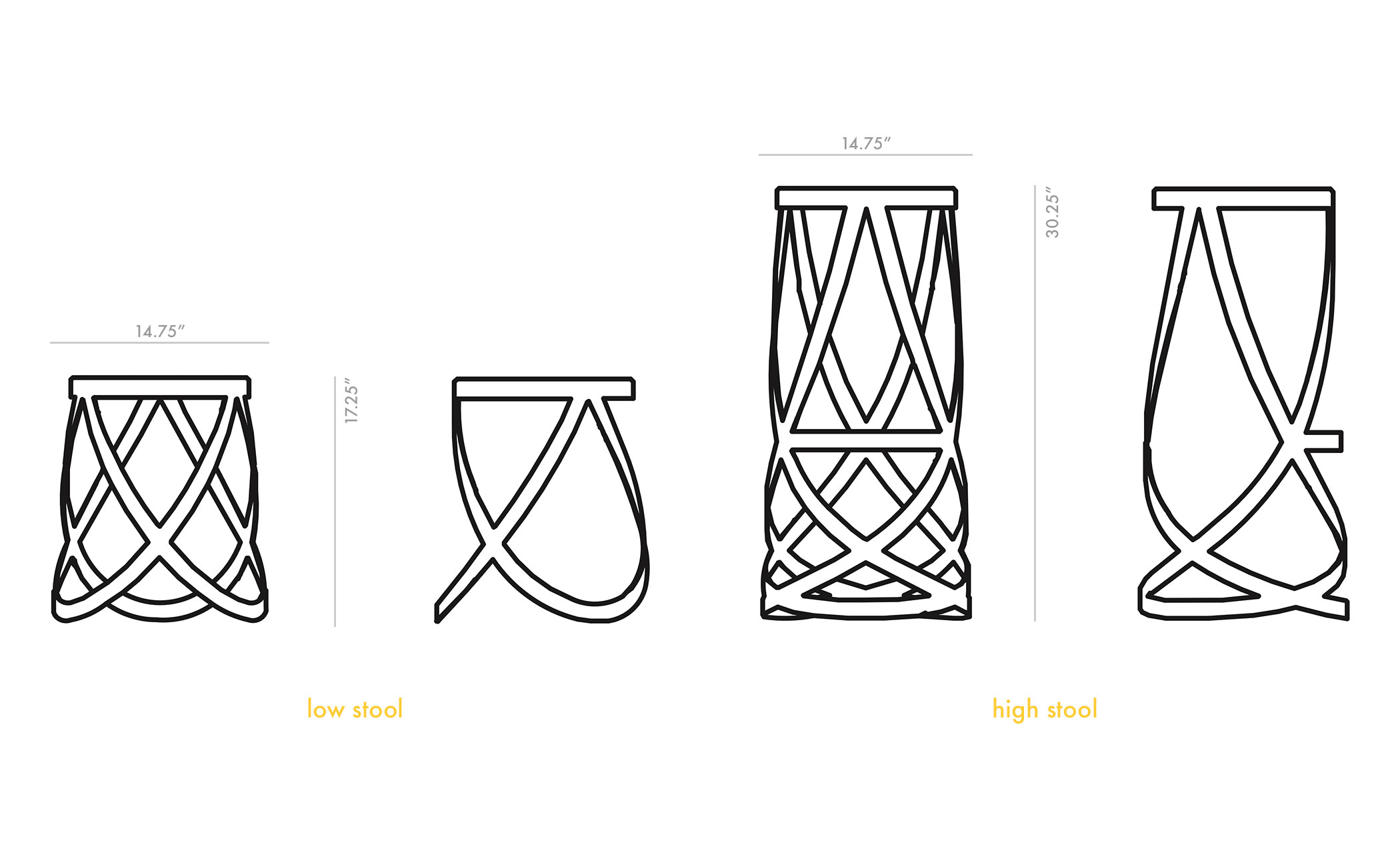 Ribbon Stool