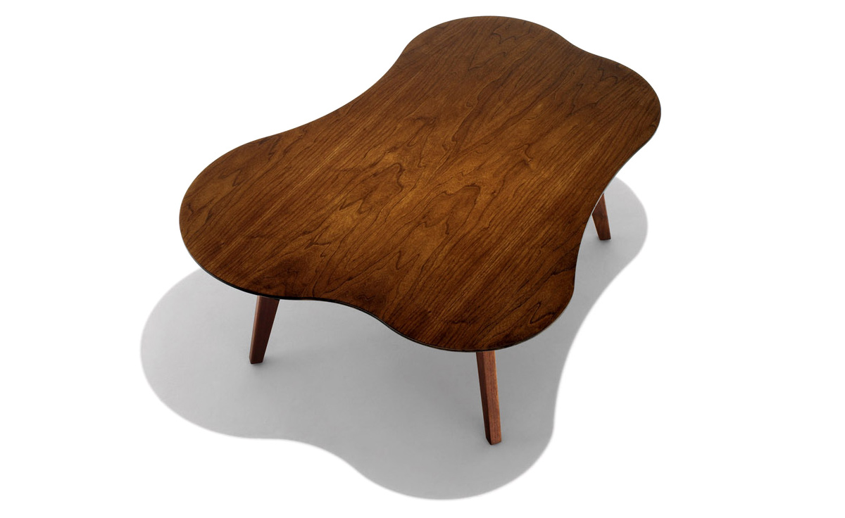 risom amoeba coffee table