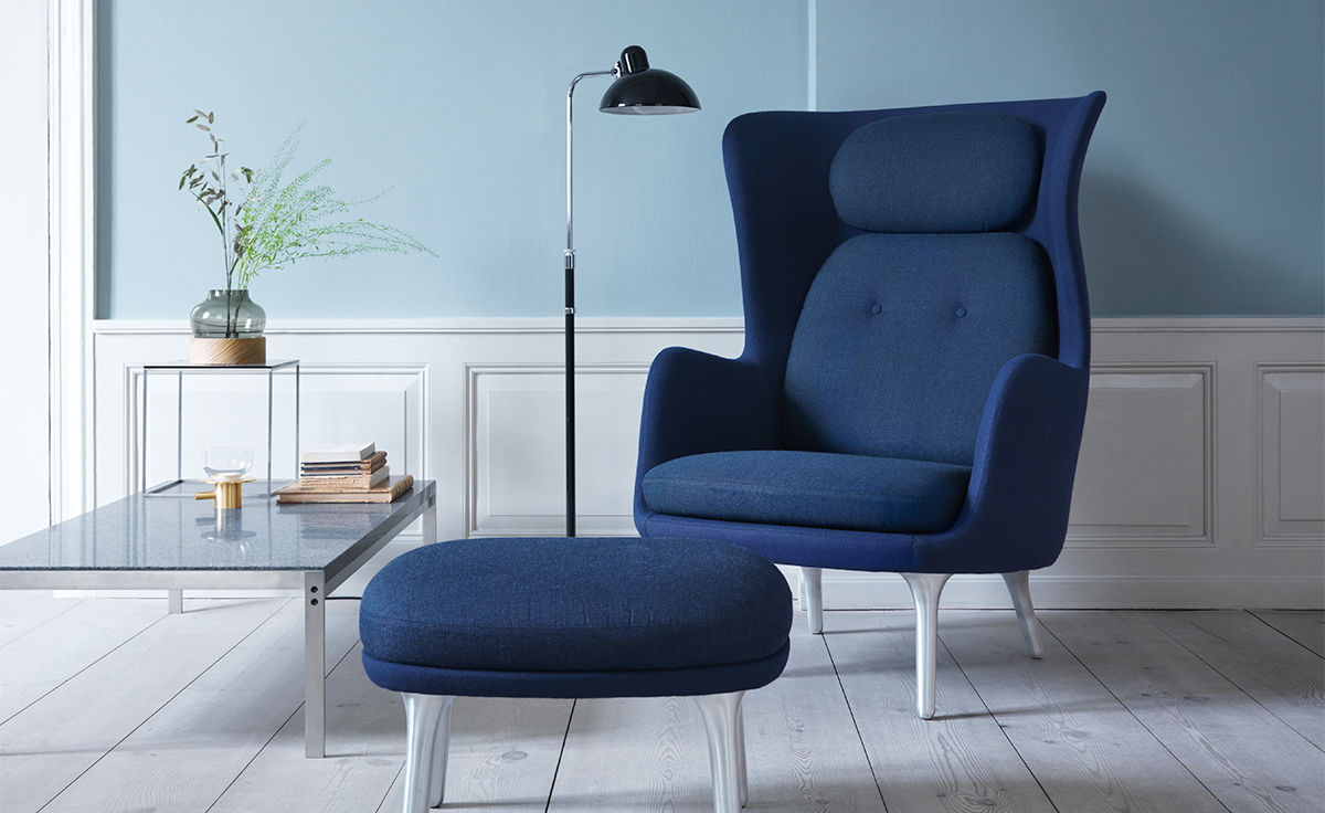 ro lounge chair and ottoman