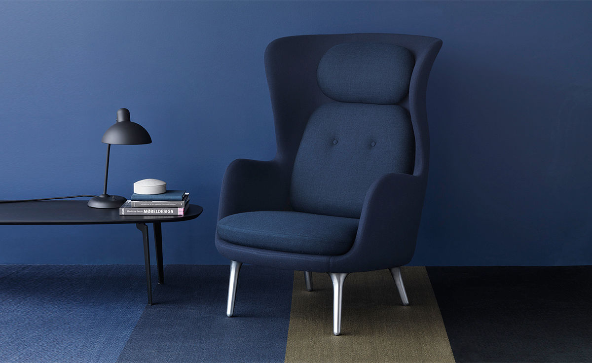 ro lounge chair and ottoman