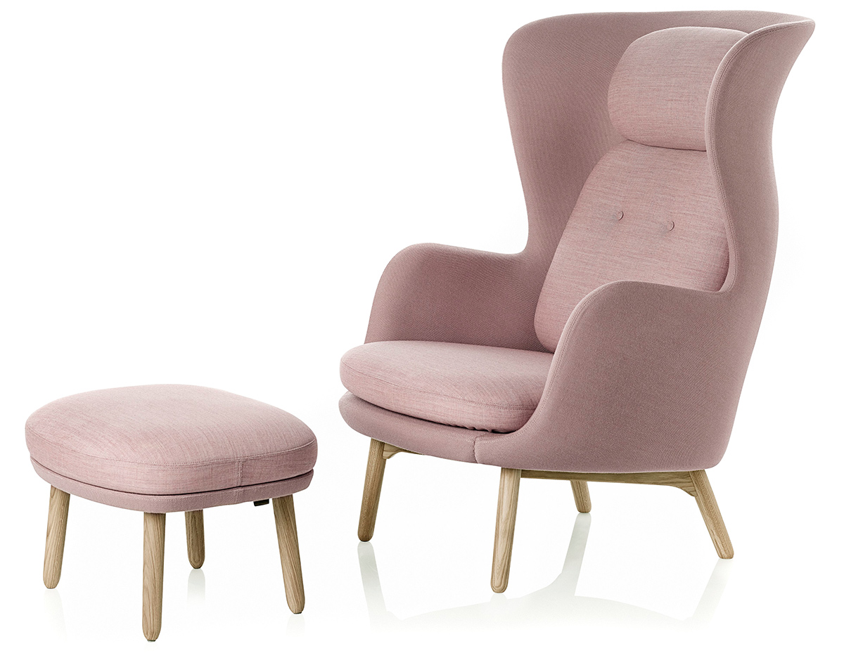 ro lounge chair and ottoman