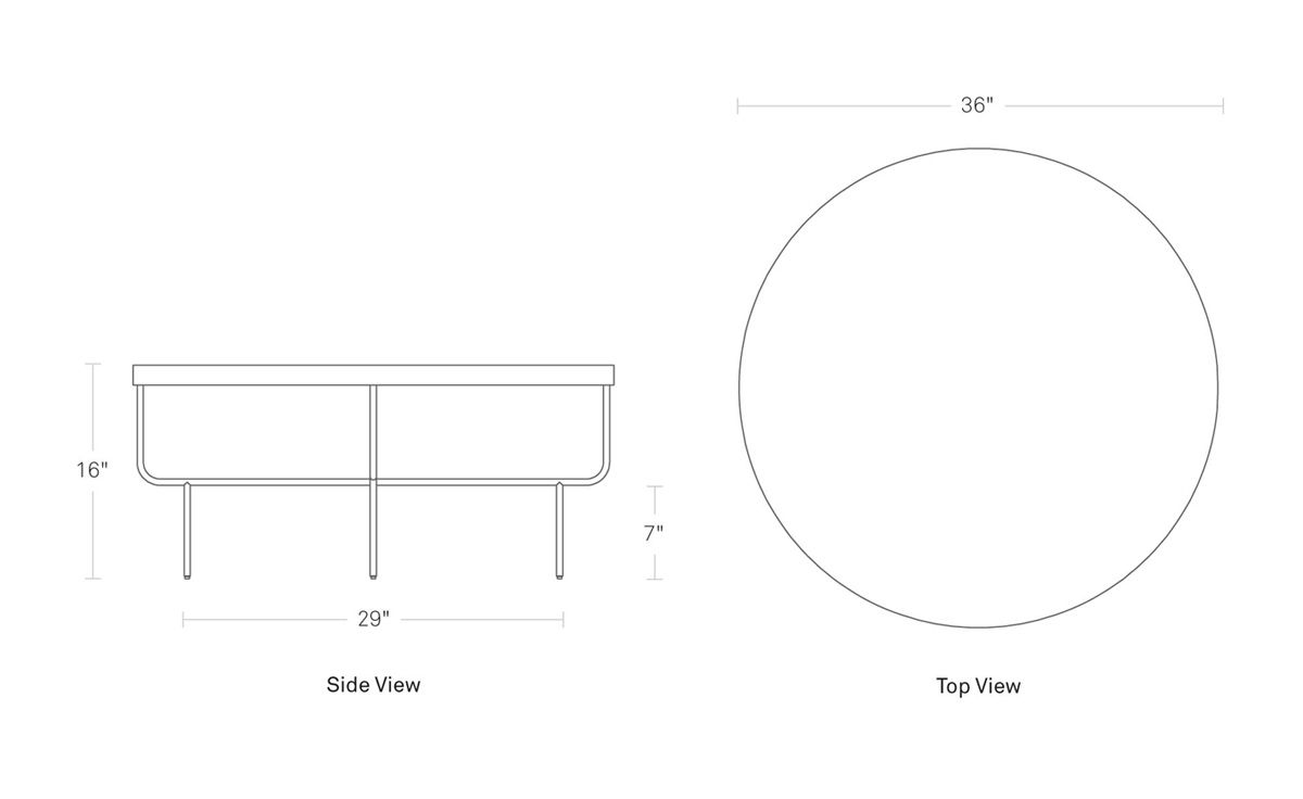 roundhouse coffee table