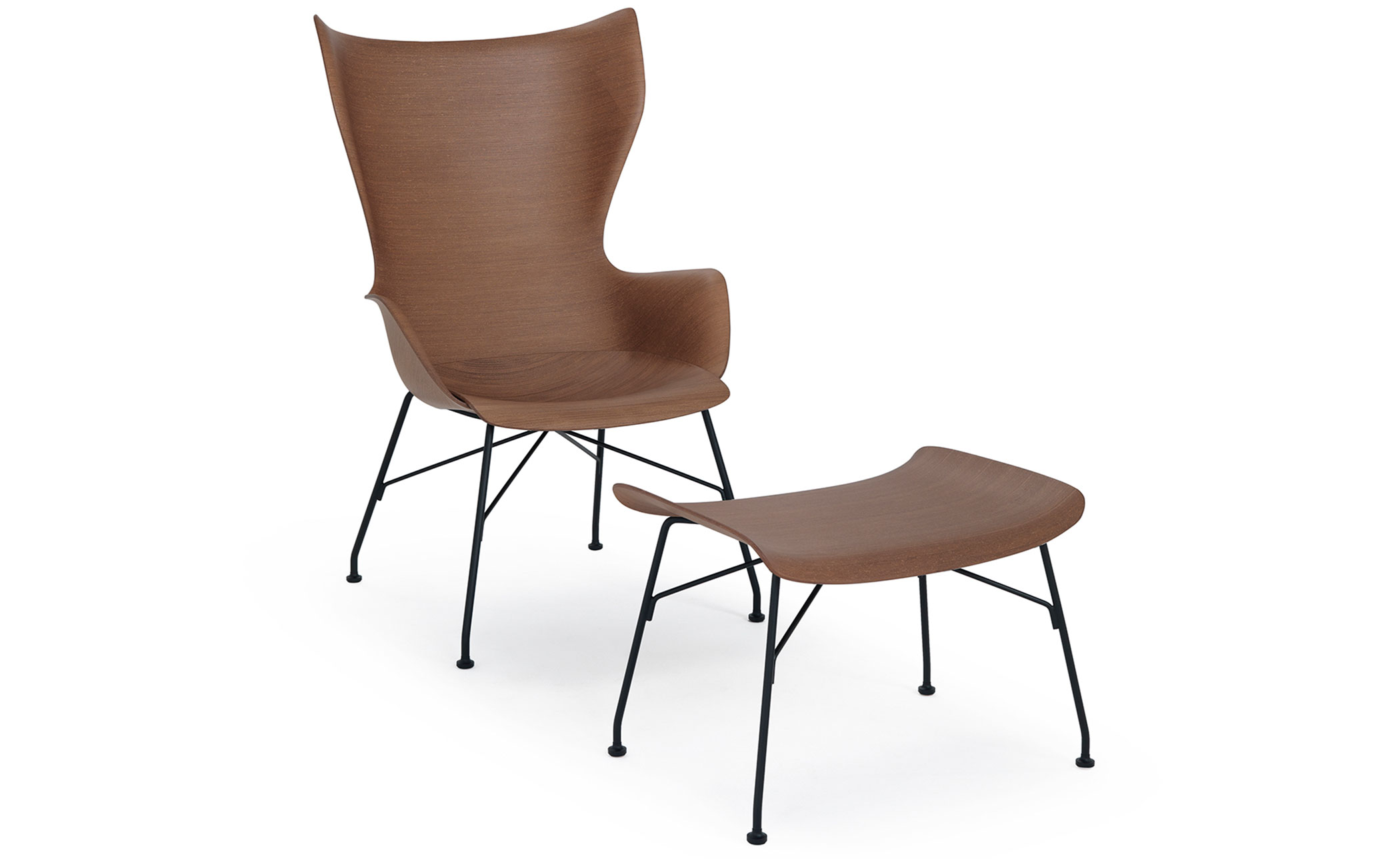 s/wood ottoman
