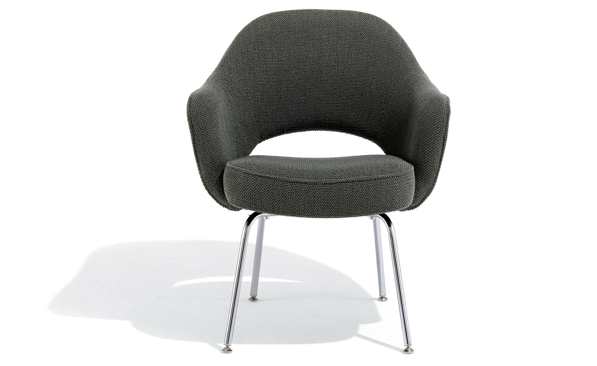 saarinen executive arm chair with metal legs