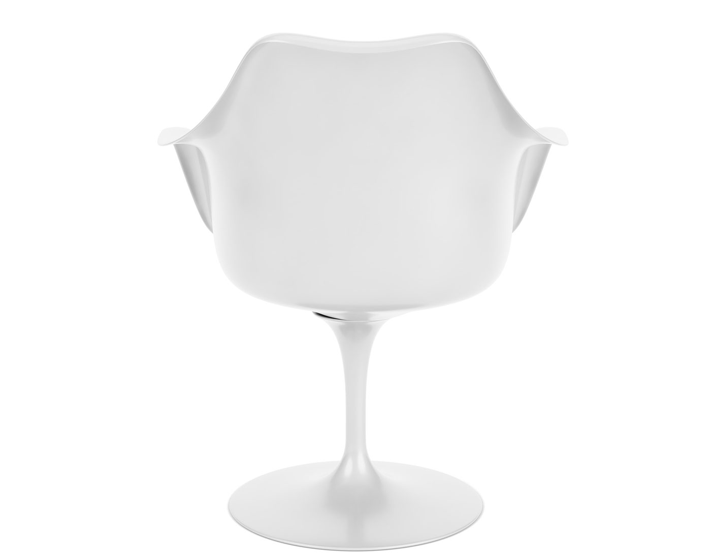 saarinen white tulip arm chair