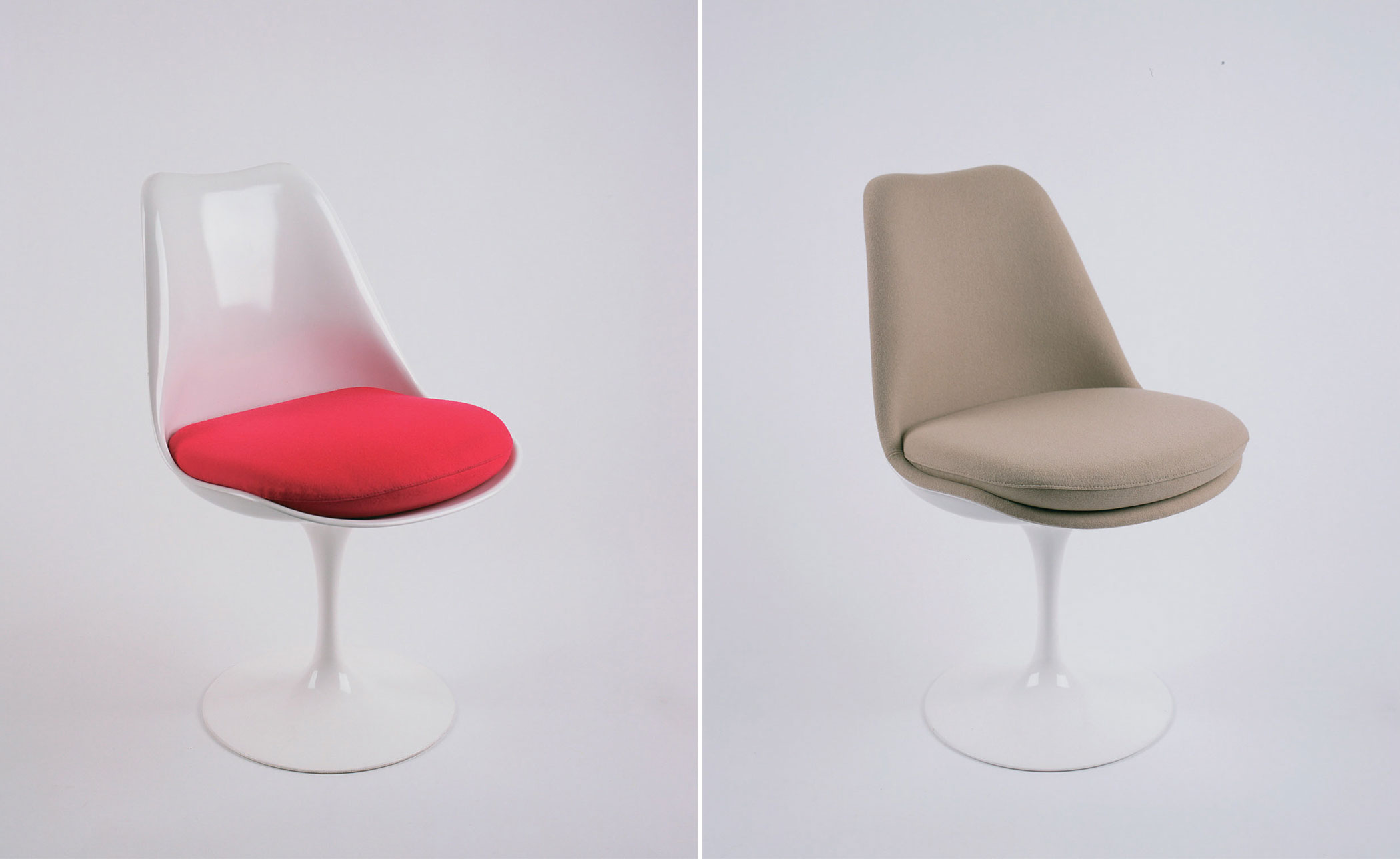 saarinen white tulip side chair