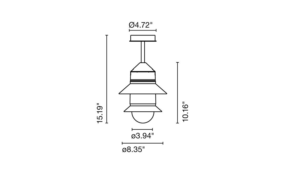 santorini ceiling fixture