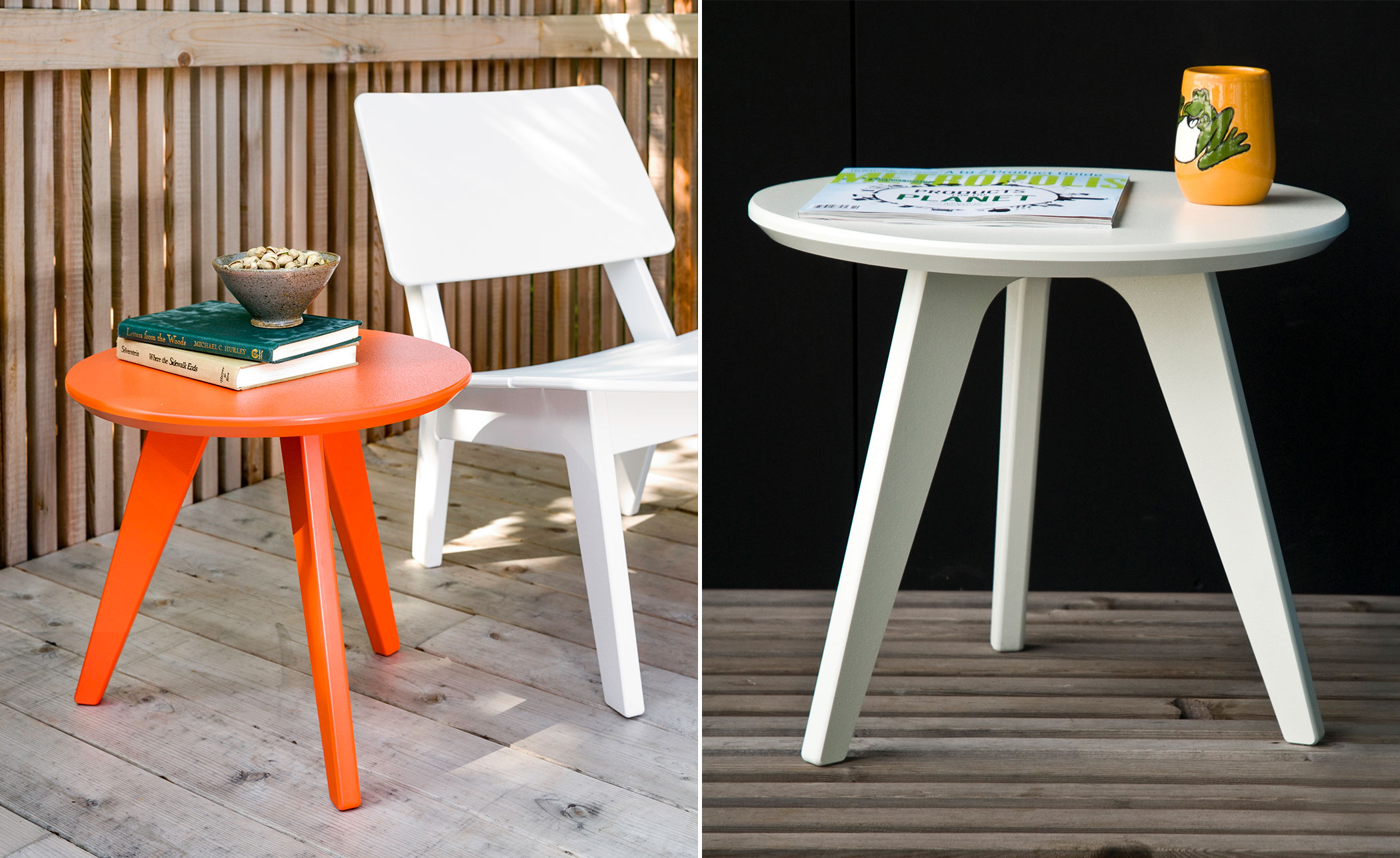Satellite Round End Table 18 inch