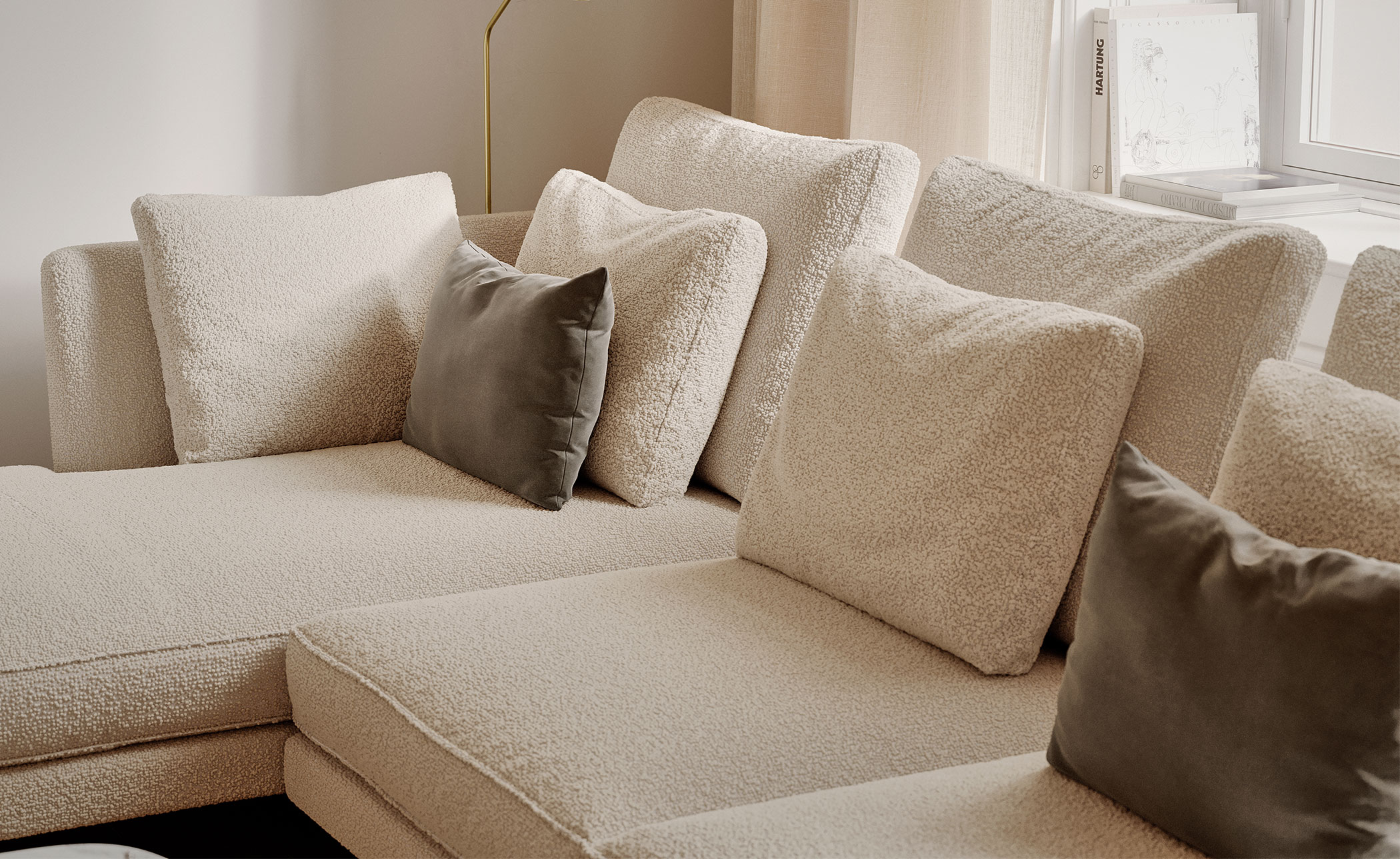 Savoy Open Sofa with Chaise