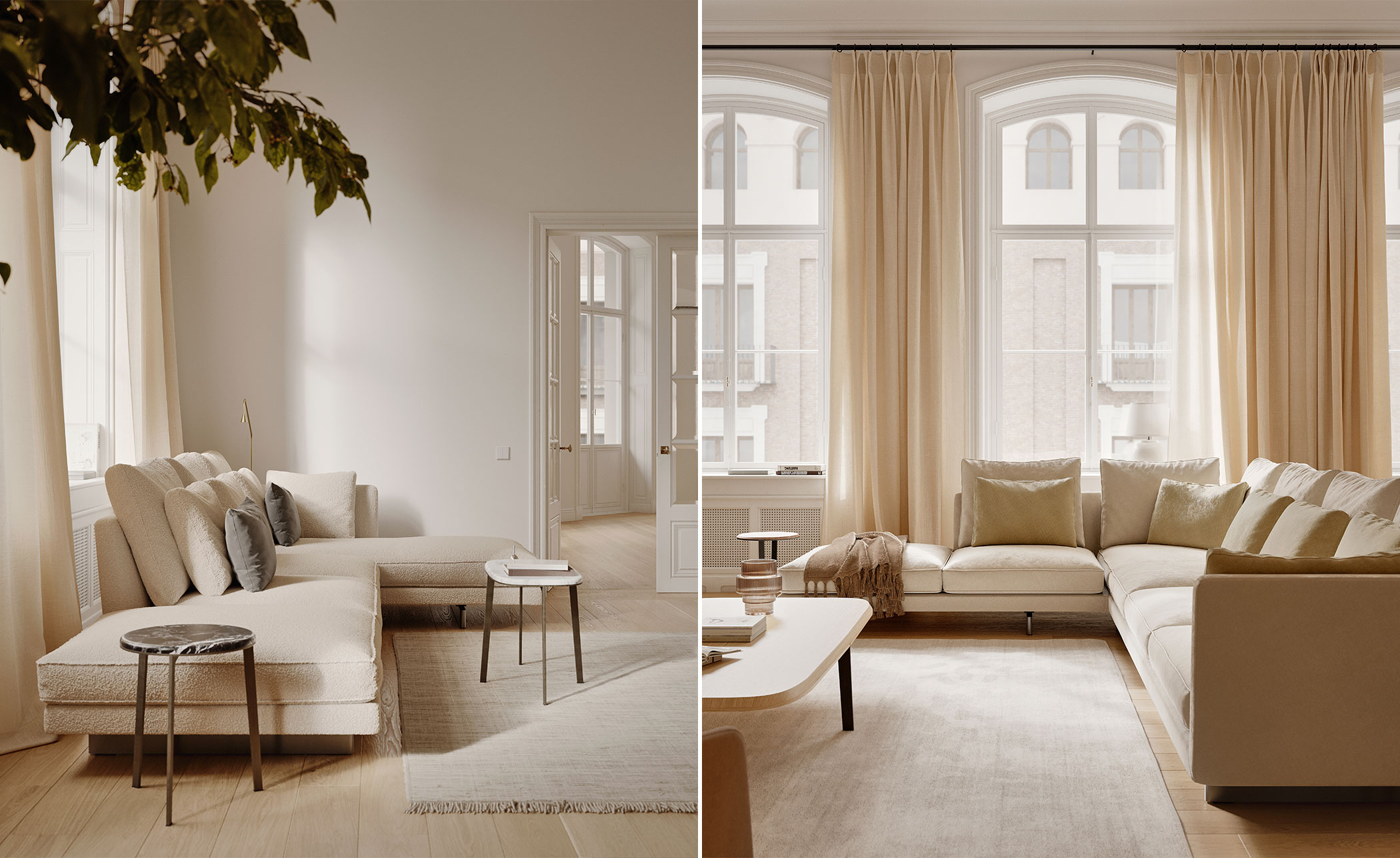 Savoy Open Sofa with Chaise