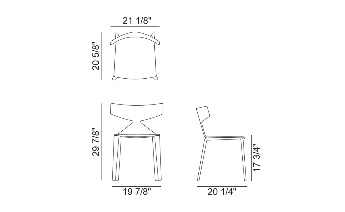 saya chair with wood legs
