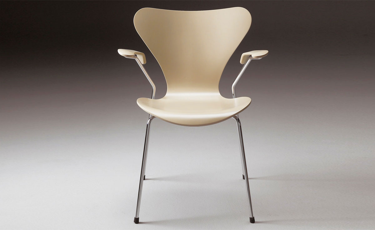 series 7 arm chair wood veneer