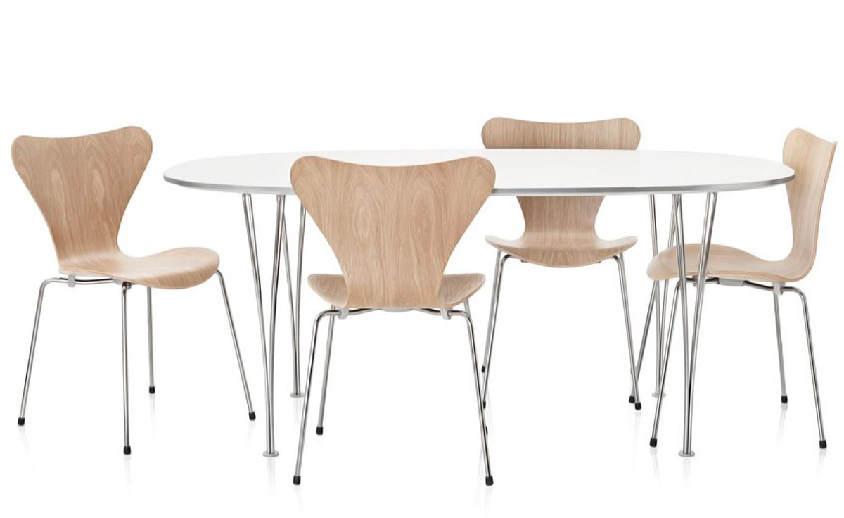 series 7 side chair wood veneer