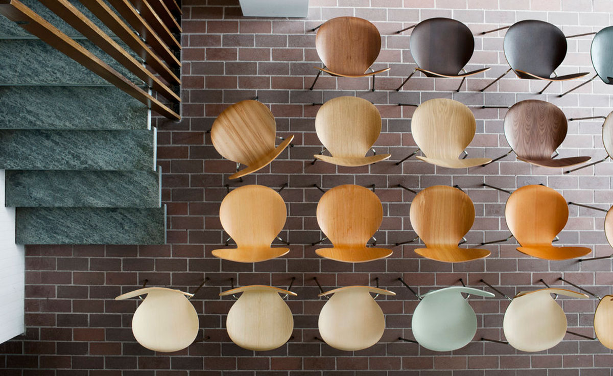 series 7 side chair wood veneer